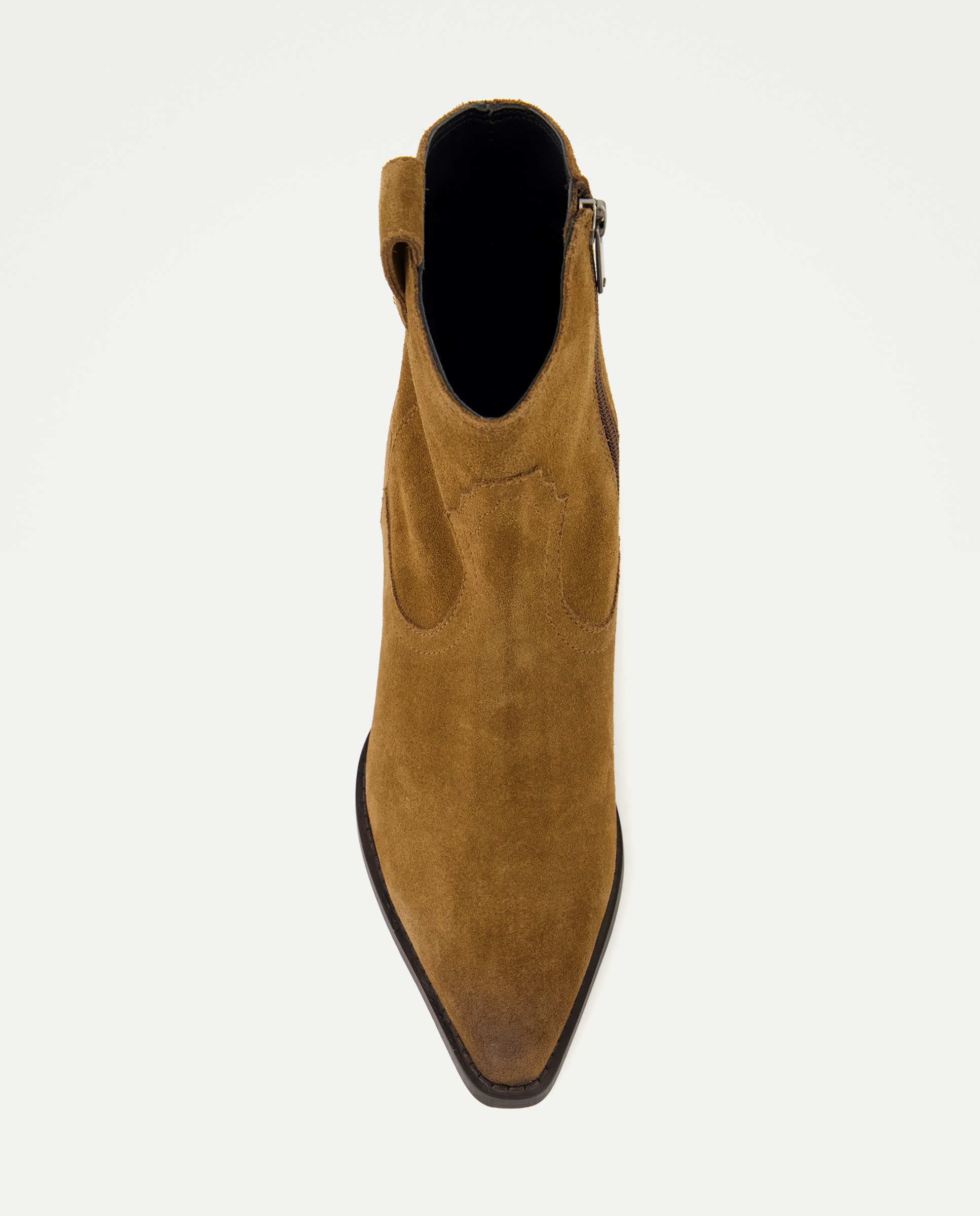 Botines de tacón de mujer estilo campero - Latouche - 730 Camel 730 Camel-4
