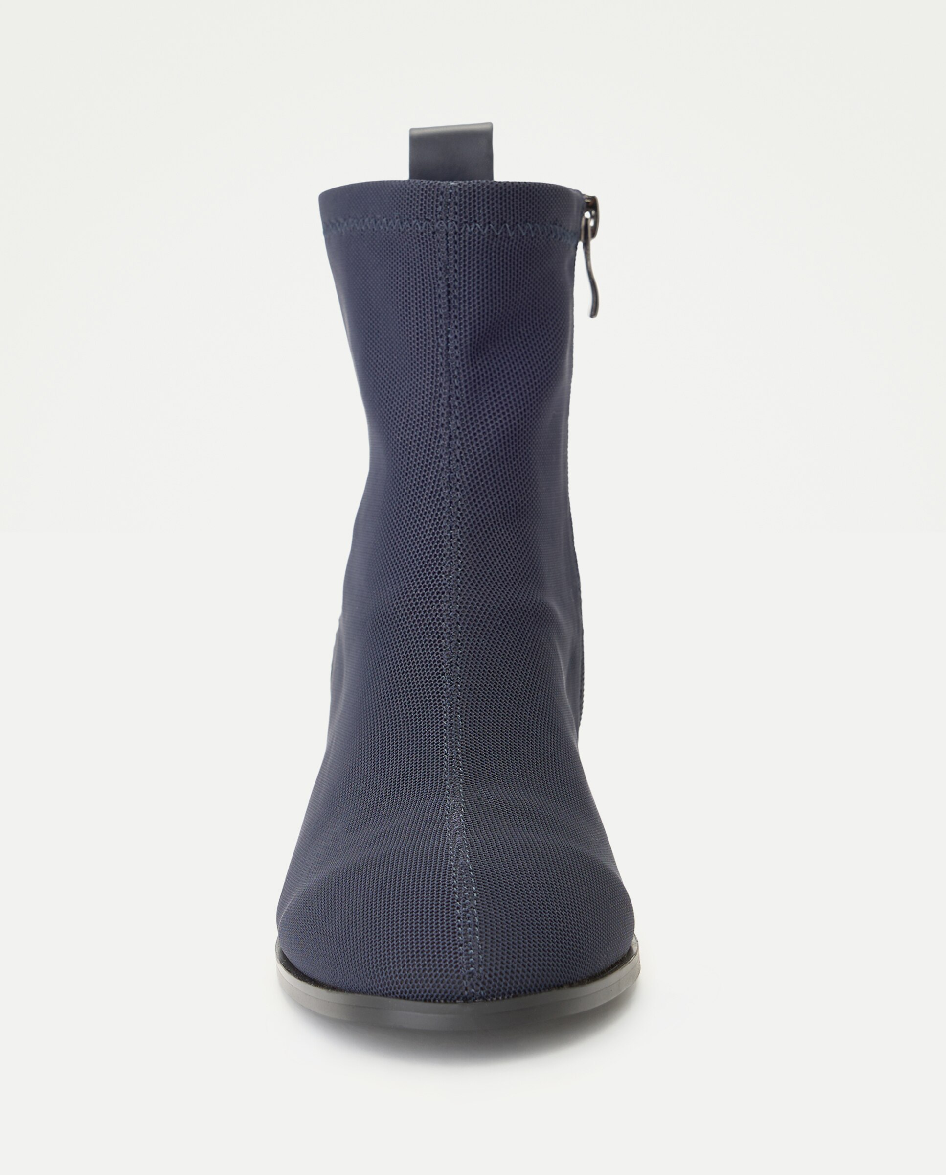 Botins de Tacão com Elástico Atrás 400 Azul-4