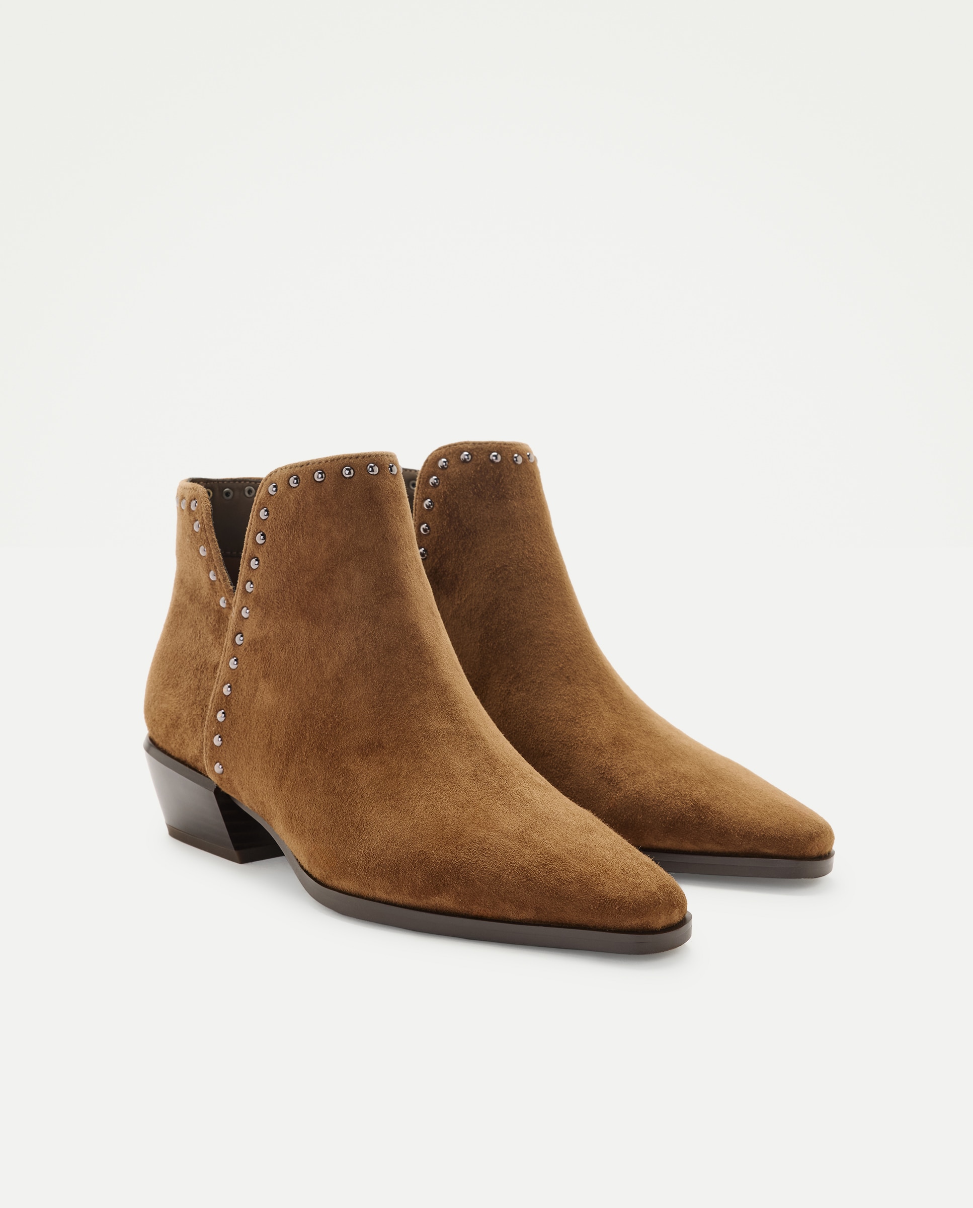 Botins de Salto Abertos com Tachas 740 Tabaco-2