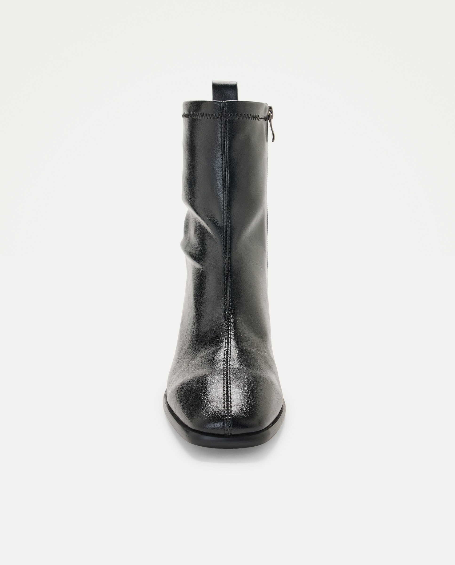 Botins Elásticos com Salto Médio 800 Preto-4