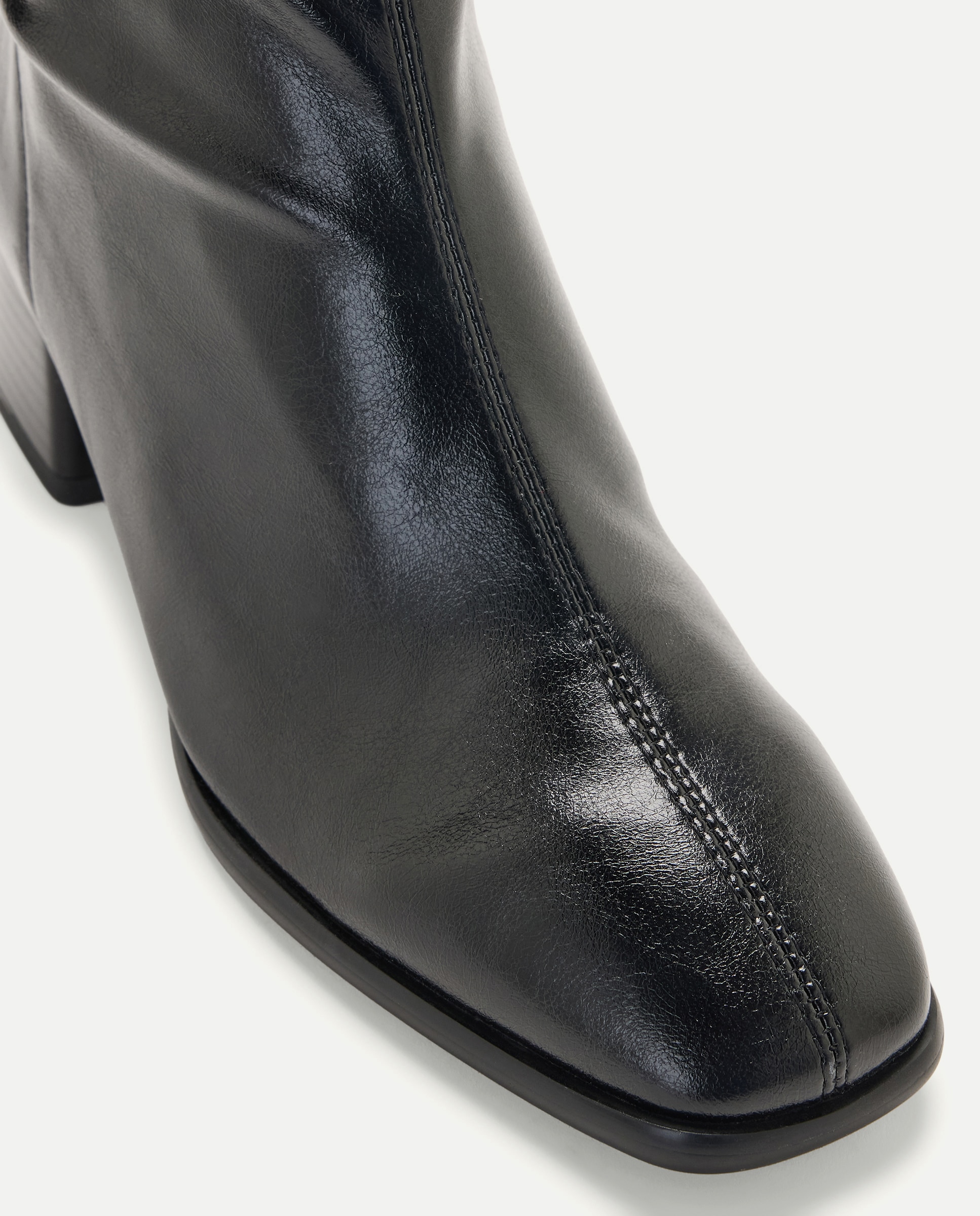 Botins Elásticos com Salto Médio 800 Preto-5