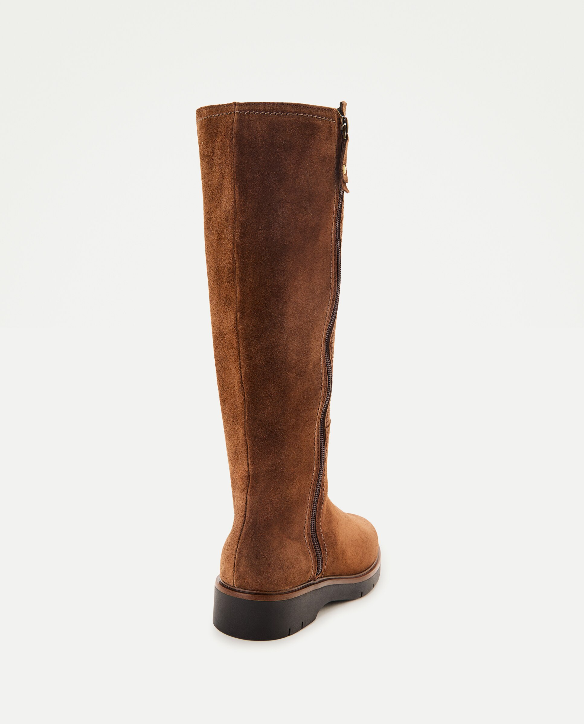 Bota de mujer plana con cremallera - LT Comfort - 740 Tabaco 740 Tabaco-3