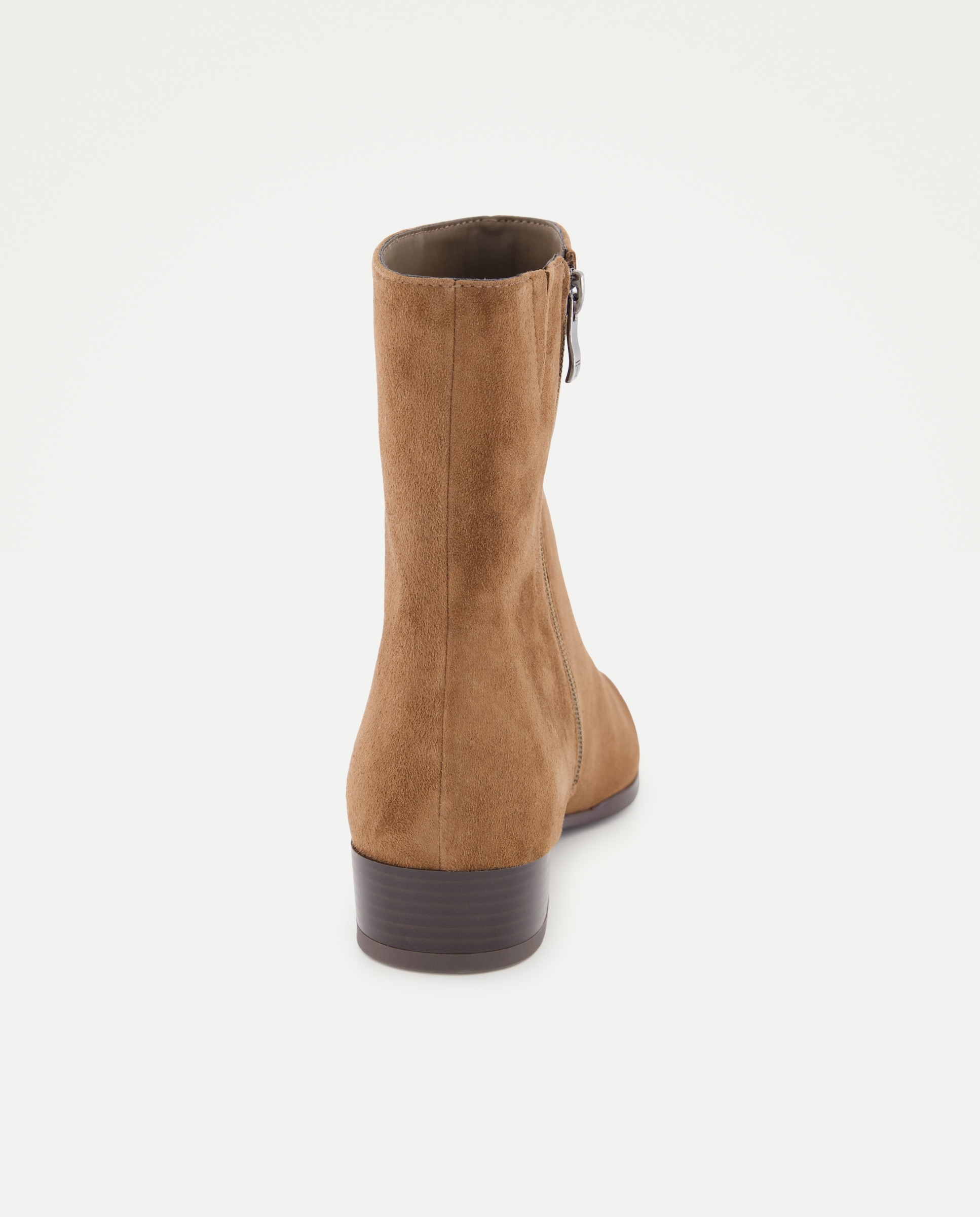 Botins de Salto com Biqueira Quadrada SS 740 Tabaco-3