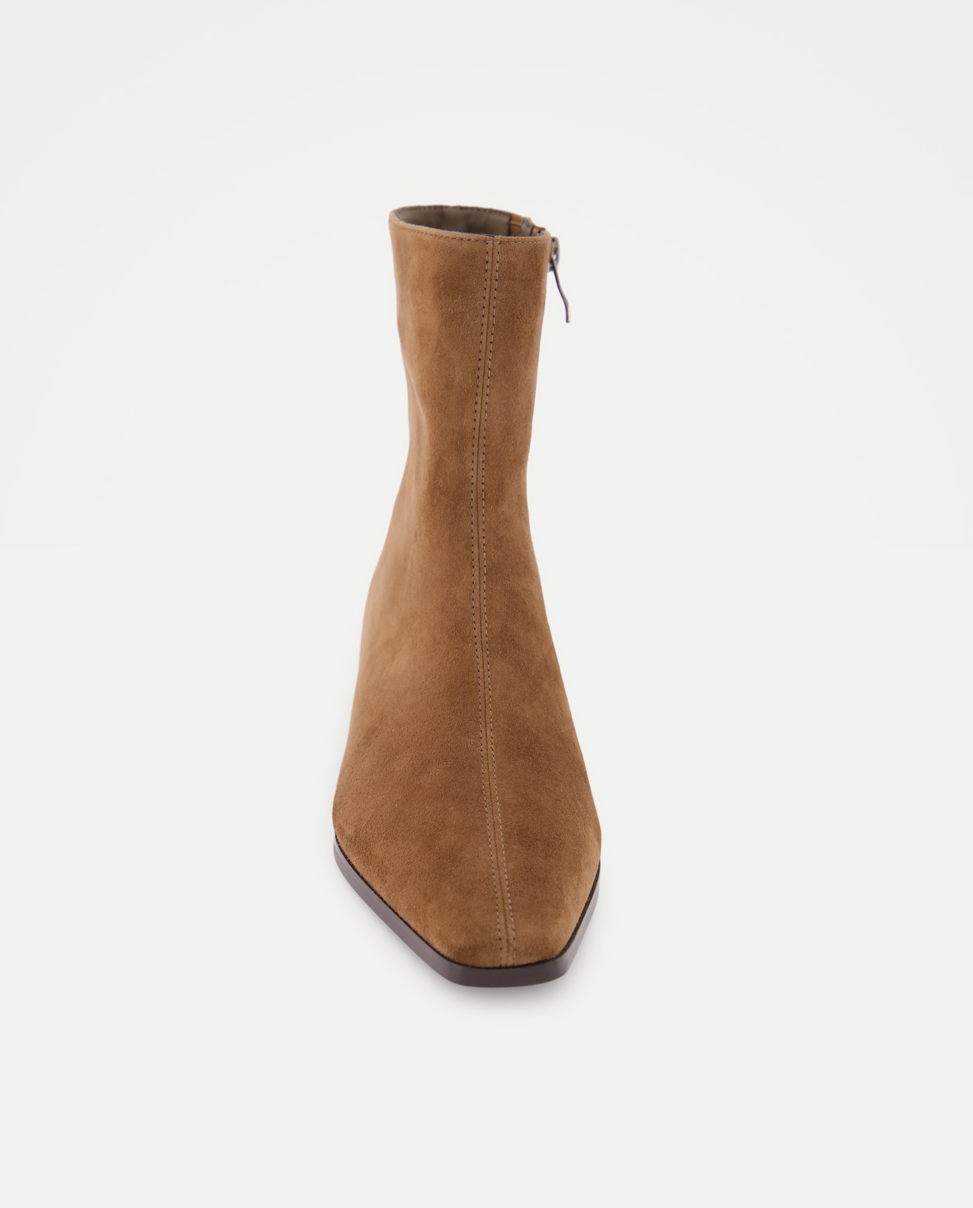 Botins de Salto com Biqueira Quadrada SS 740 Tabaco-4