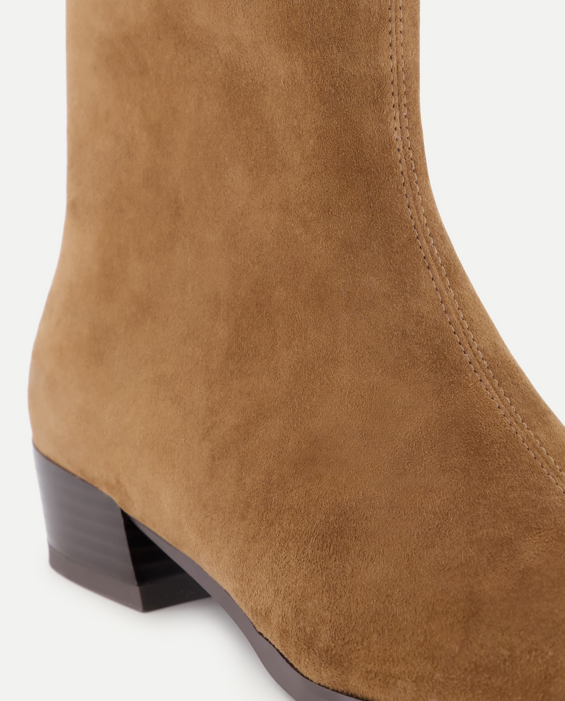 Botins de Salto com Biqueira Quadrada SS 740 Tabaco-5