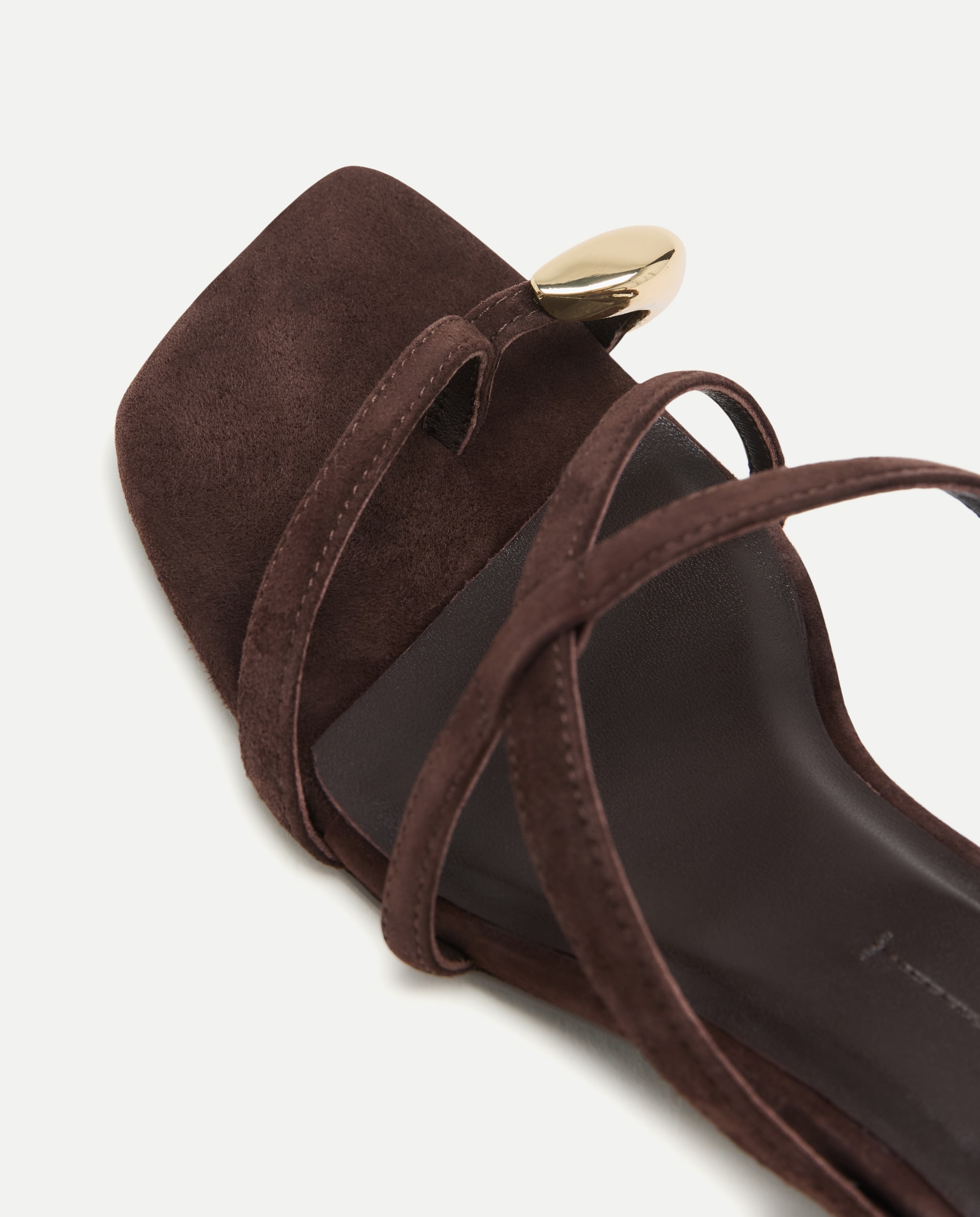 Sandalias de mujer con tacón - Latouche - Marrón Marrón-4