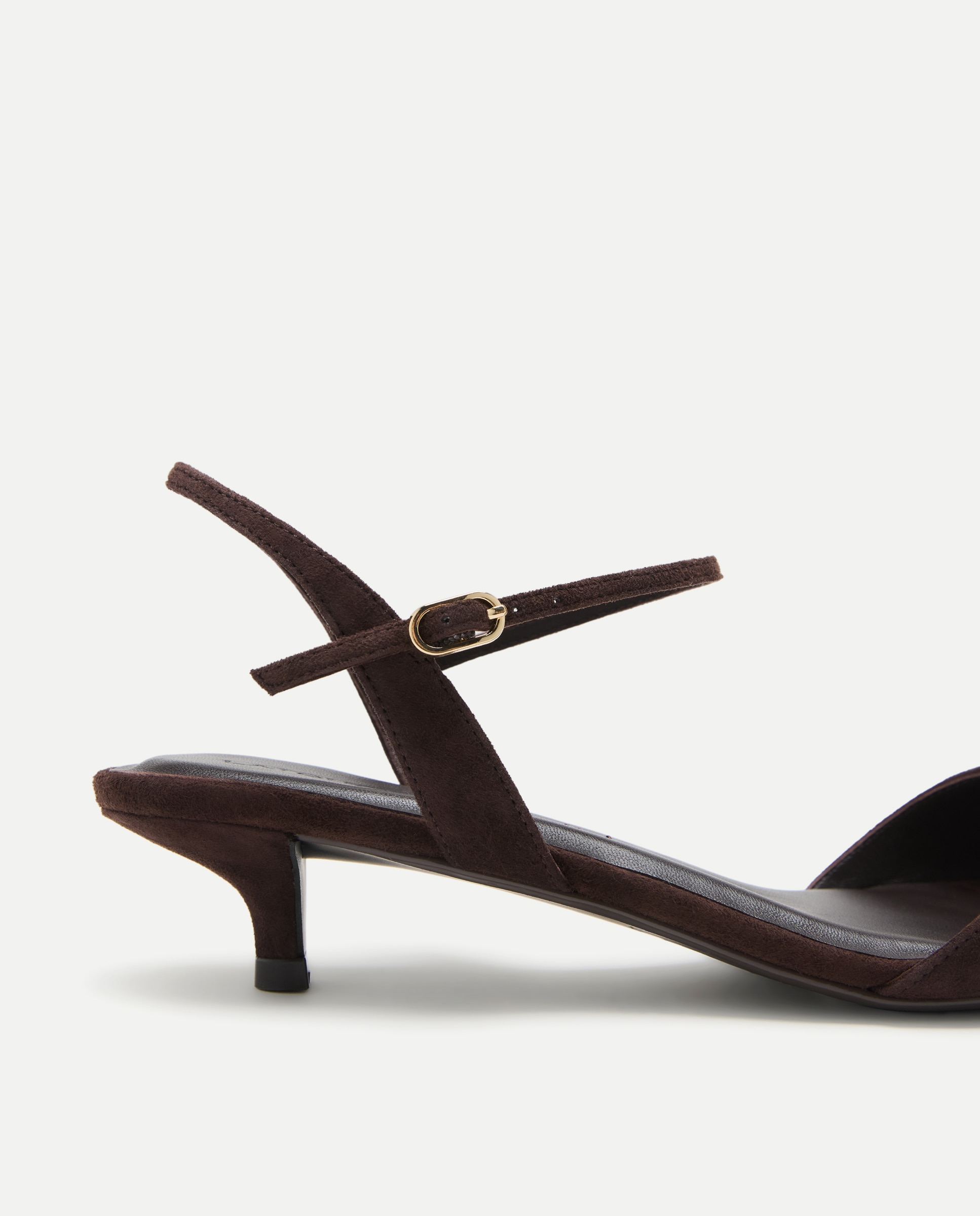 Sandalias con tacón esencial de mujer - Latouche - Marrón Marrón-5