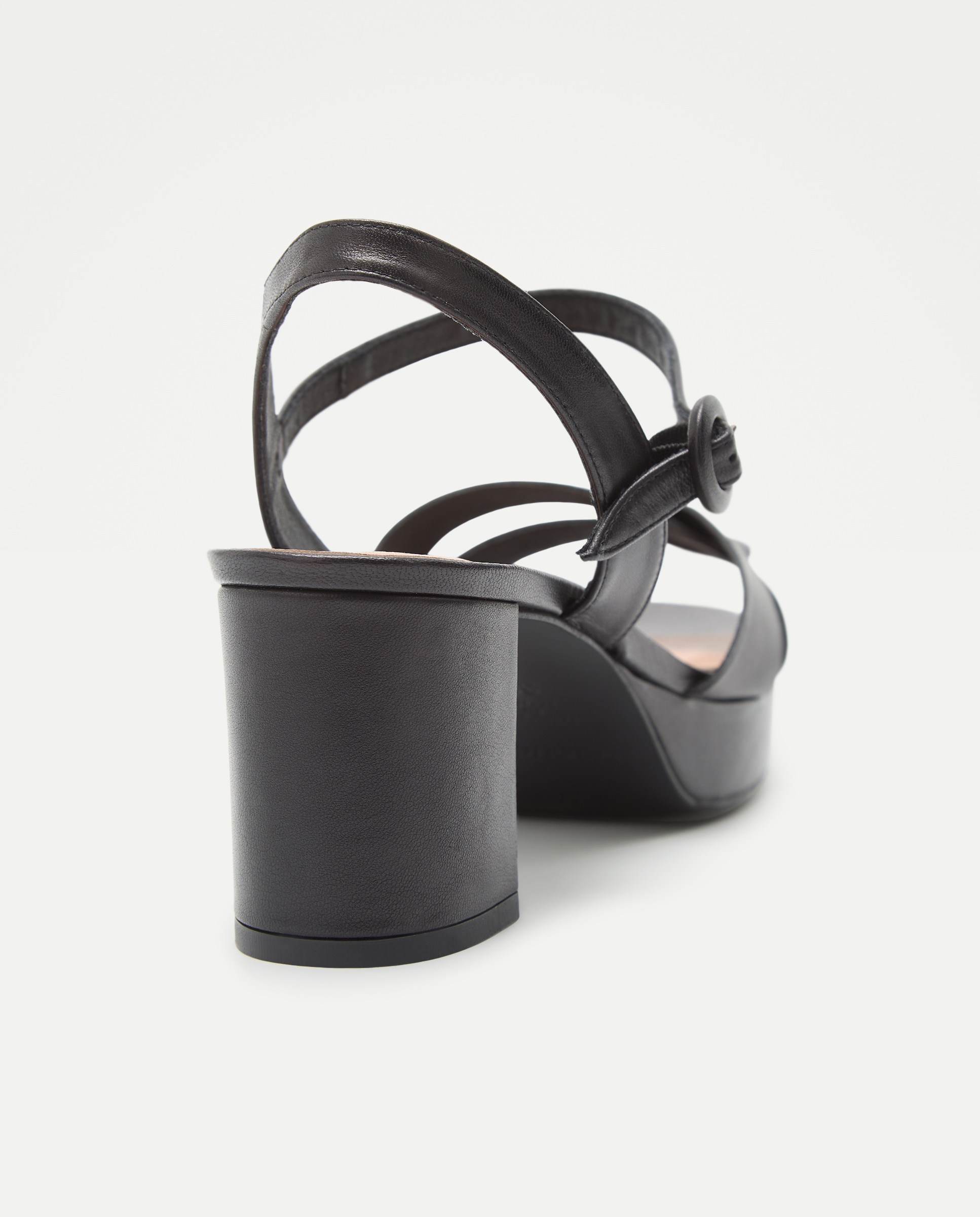 Sandalias de tacón de mujer de tipo confort - Latouche Comfort - Negro Negro-3