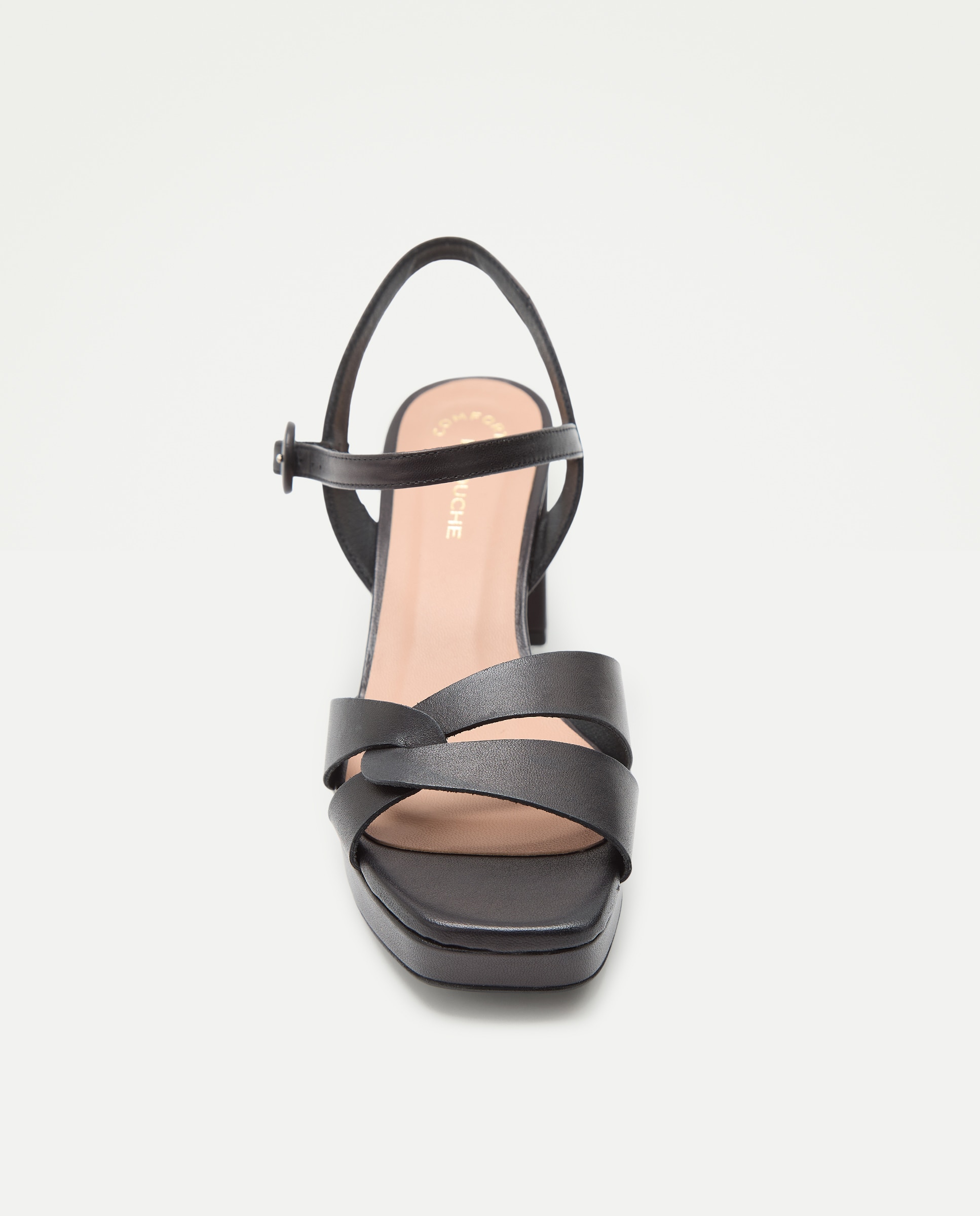 Sandalias de tacón de mujer de tipo confort - Latouche Comfort - Negro Negro-4