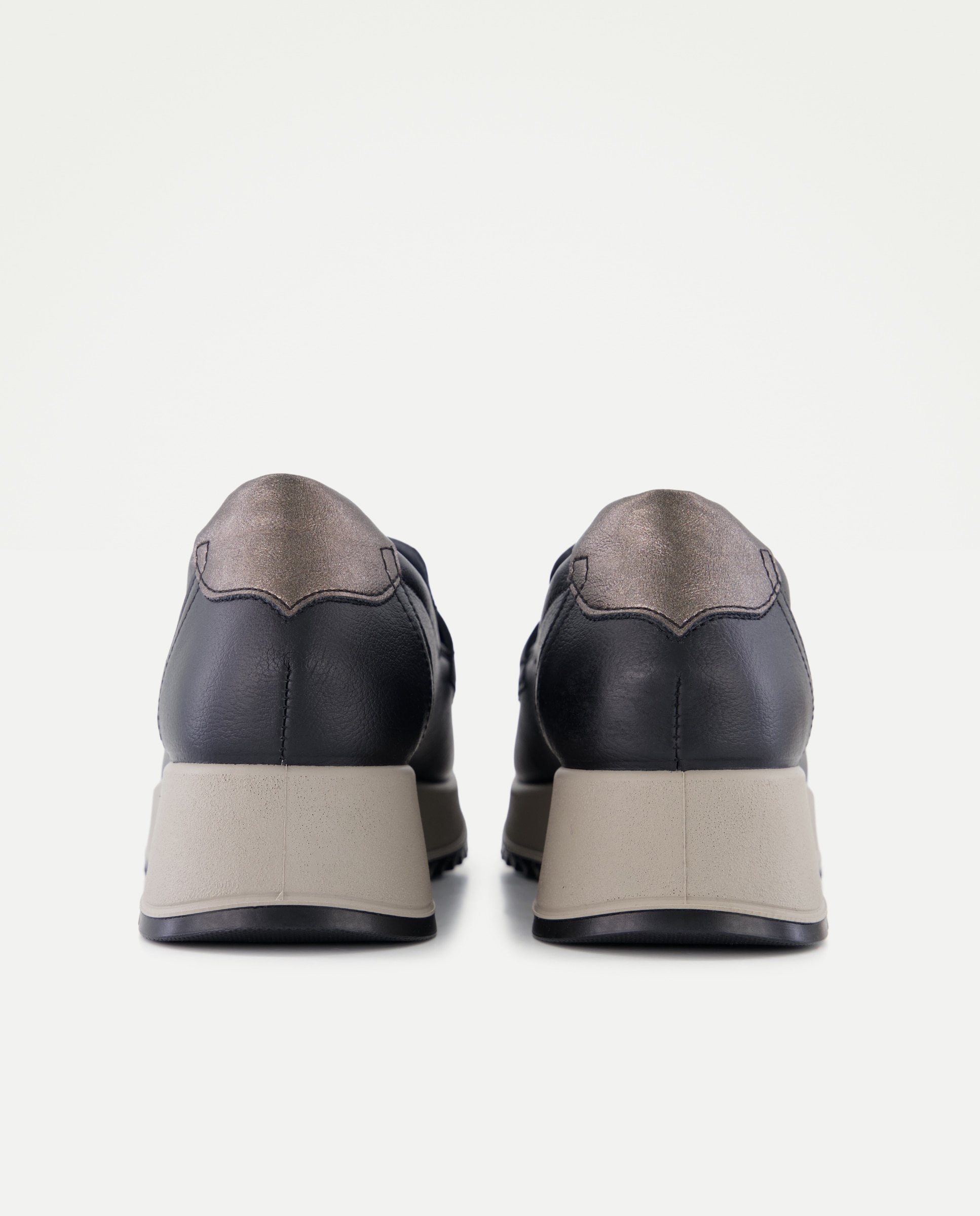 Sapatilhas Estilo Mocassins Preto-3