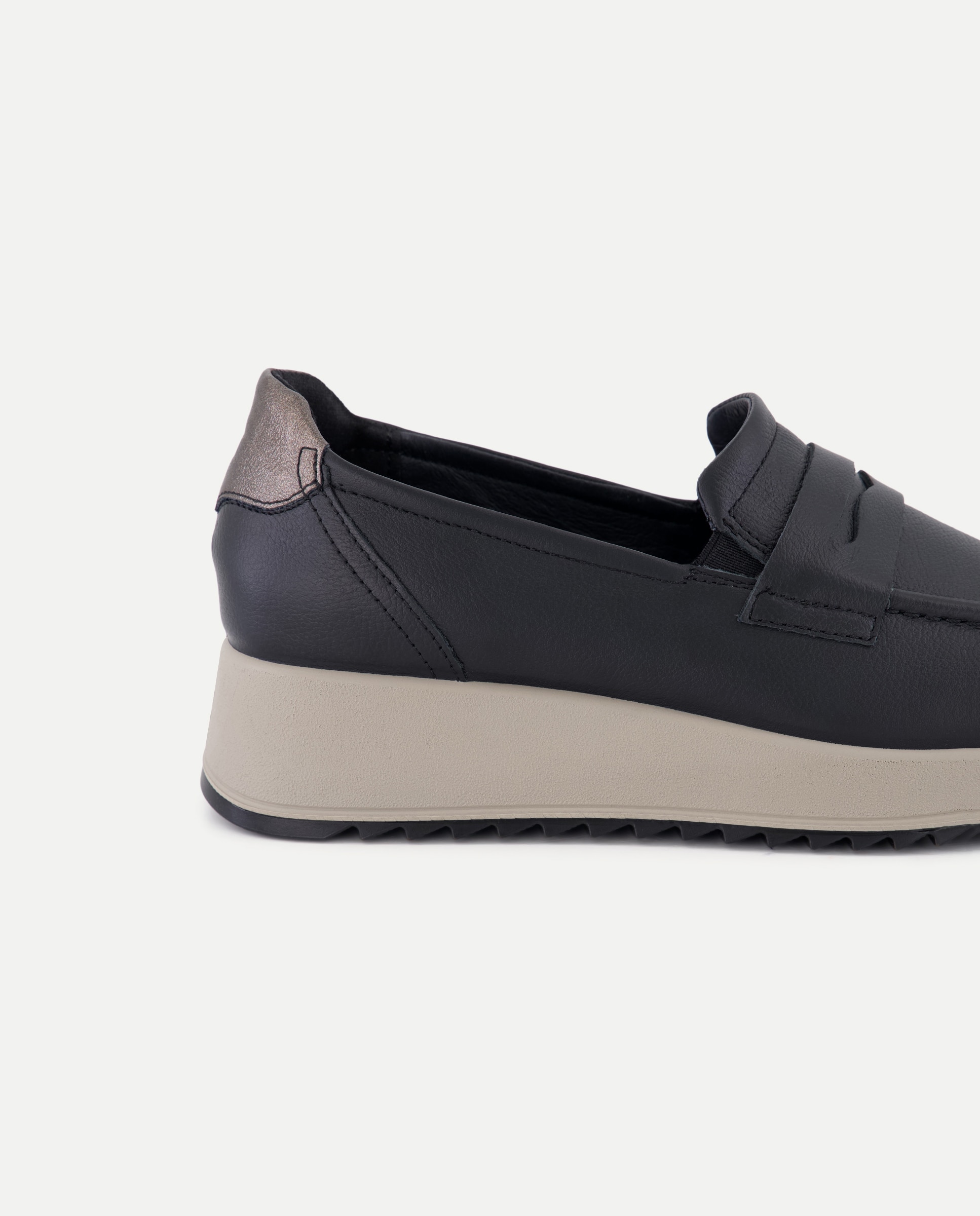 Sapatilhas Estilo Mocassins Preto-5