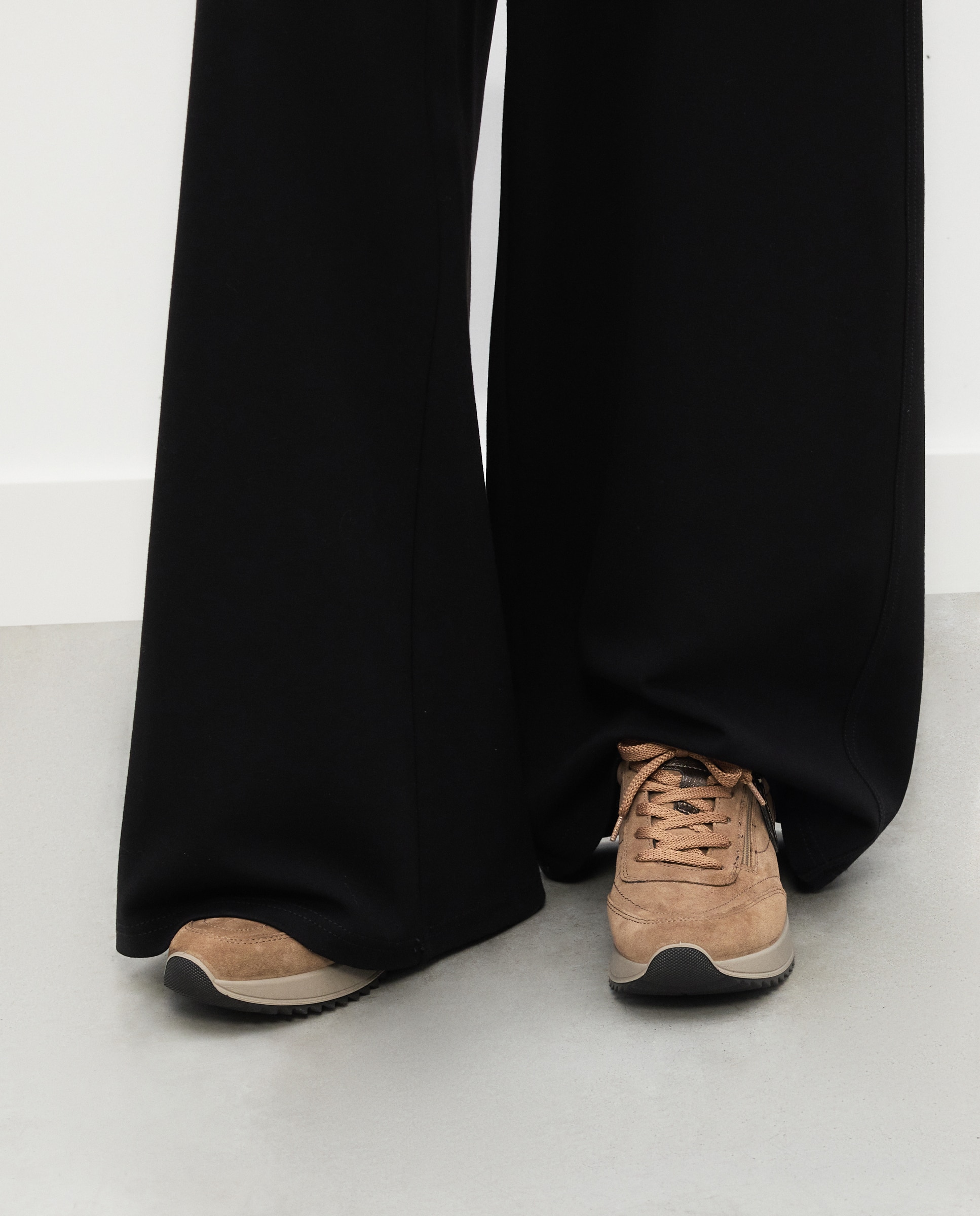 Deportivos running de mujer con cremallera - Latouche Comfort - Visón oscuro Visón oscuro-6