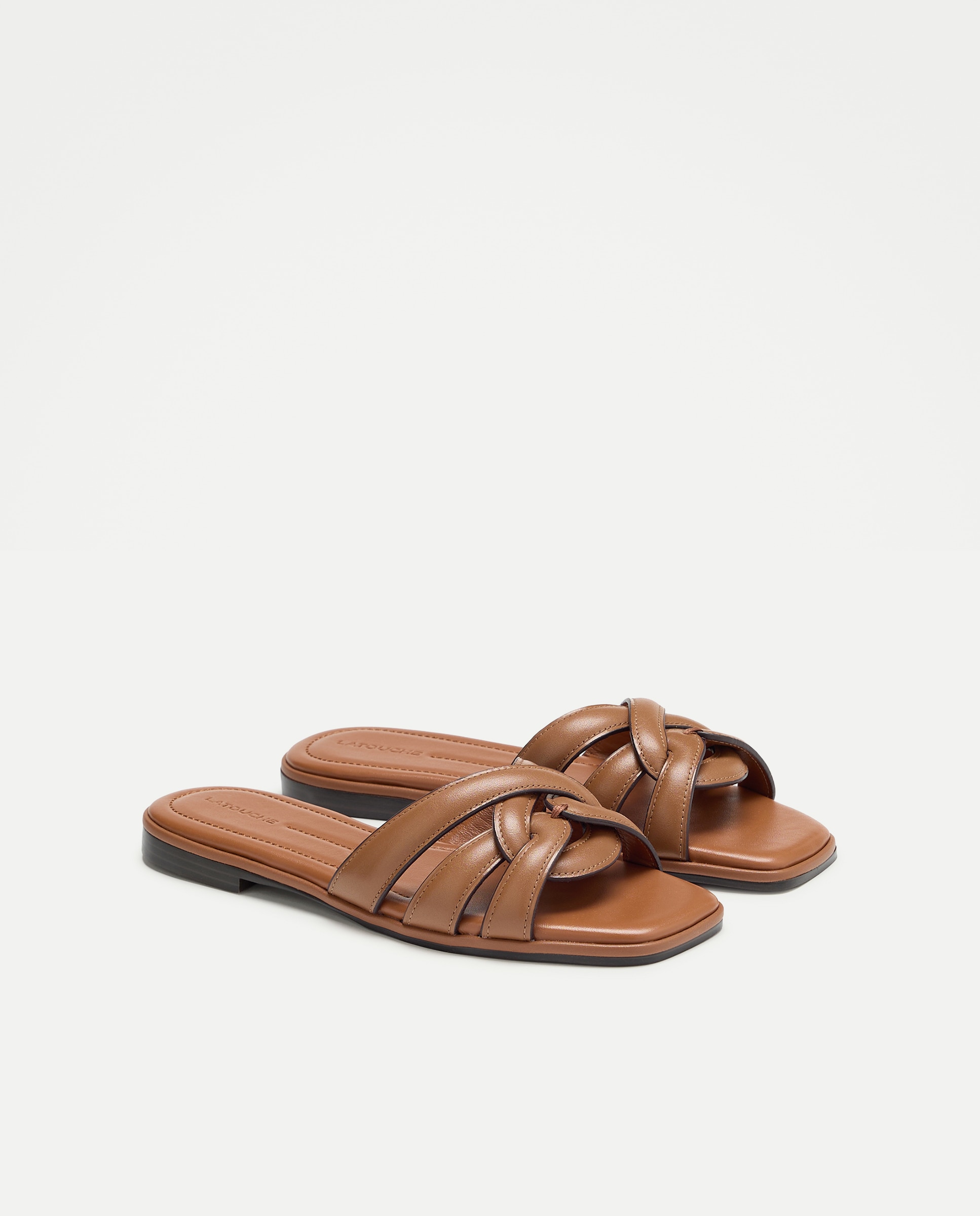 Imagen 2 de Sandalias planas de mujer - Latouche - 730 Camel 730 Camel