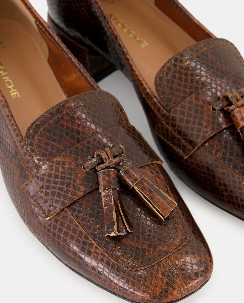 Zapato de mujer tacón, mocasín borlón · Latouche · El Corte Inglés