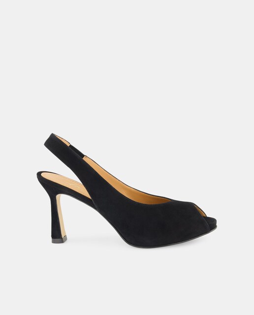 Imagem 0 de Sapatos Peep Toe com Salto