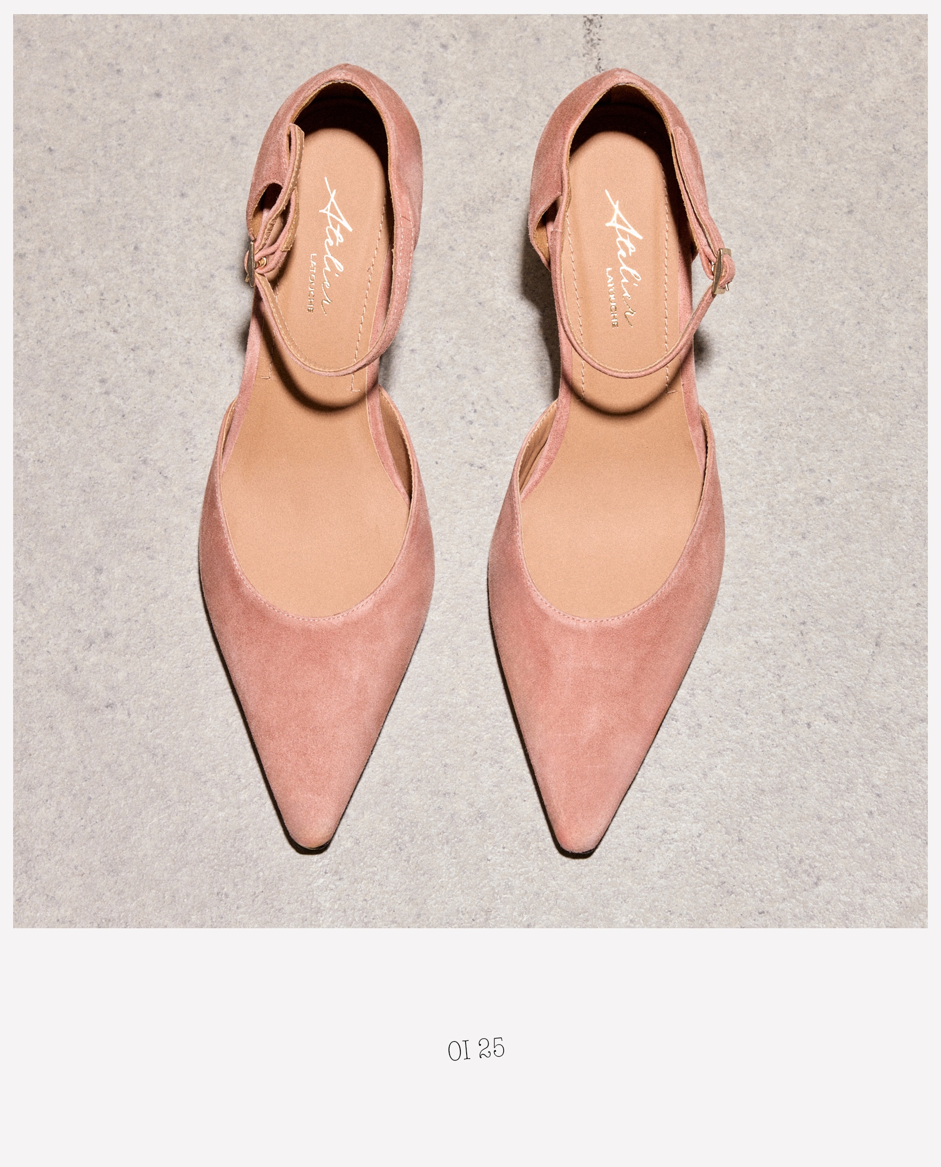 Sapatos de Salto com Pulseira pelo Tornozelo 220 Rosa Pálido-6