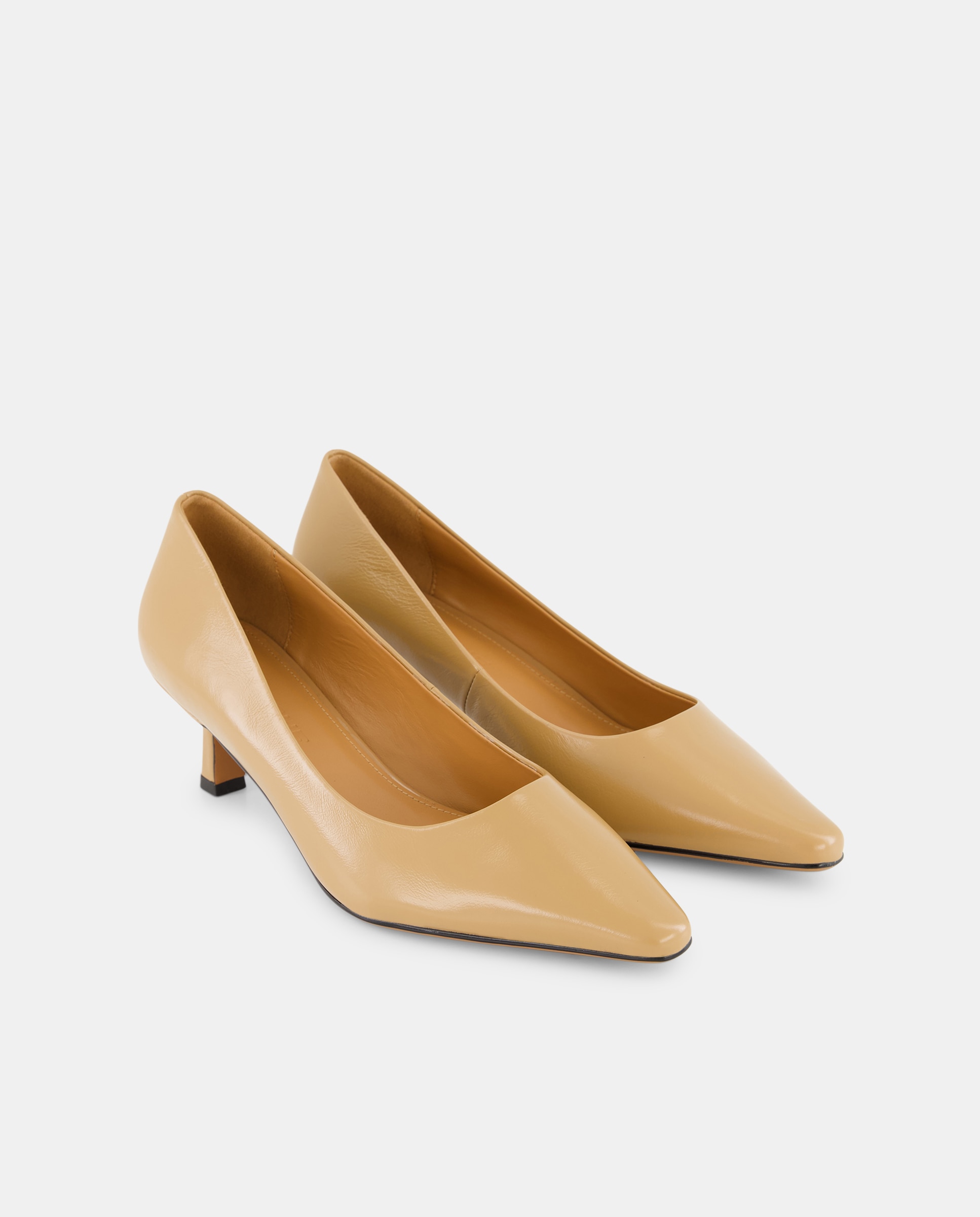 Sapatos de Salto Bege-2