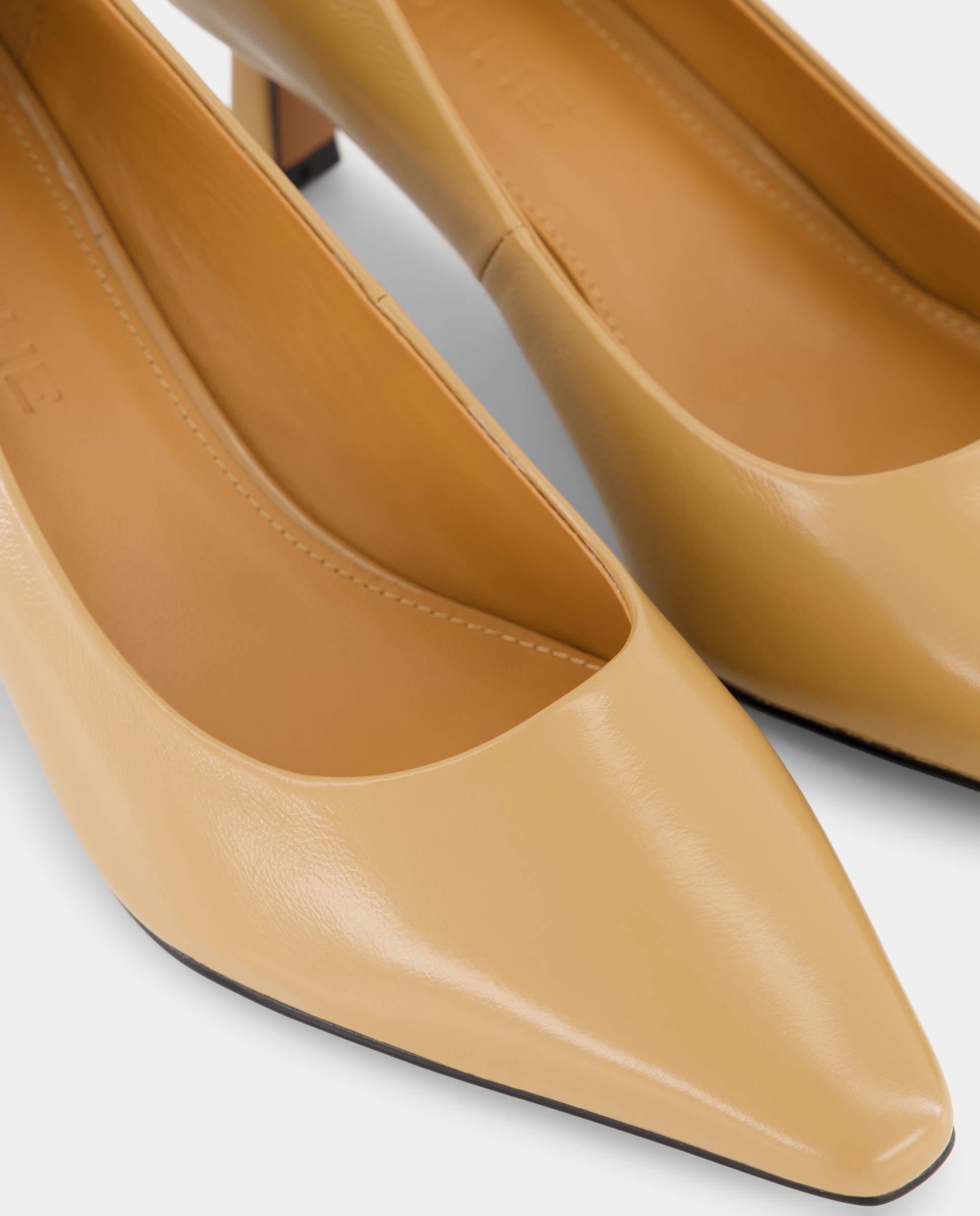 Sapatos de Salto Bege-5