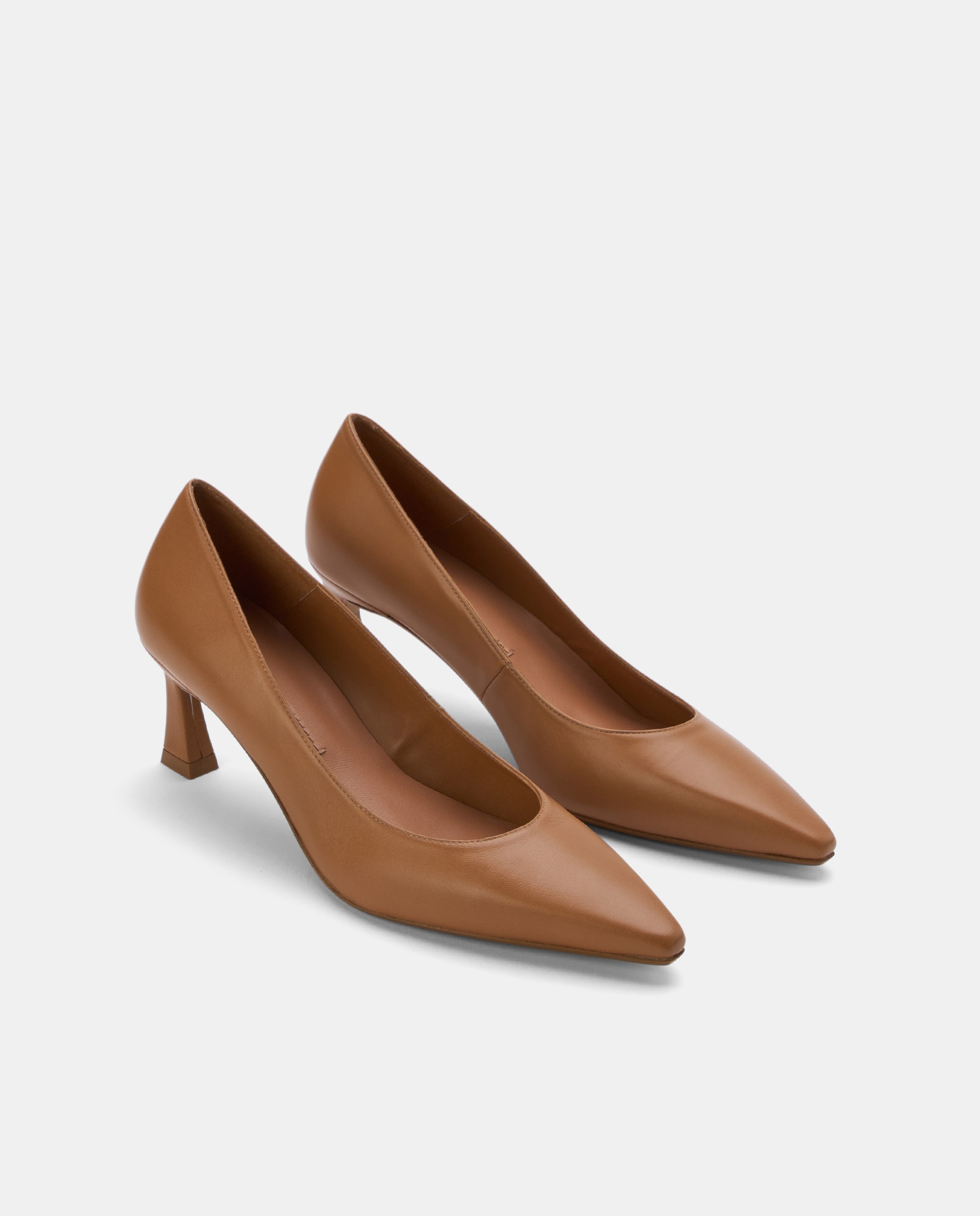 Sapatos de Salto Essenciais 730 Camel-2