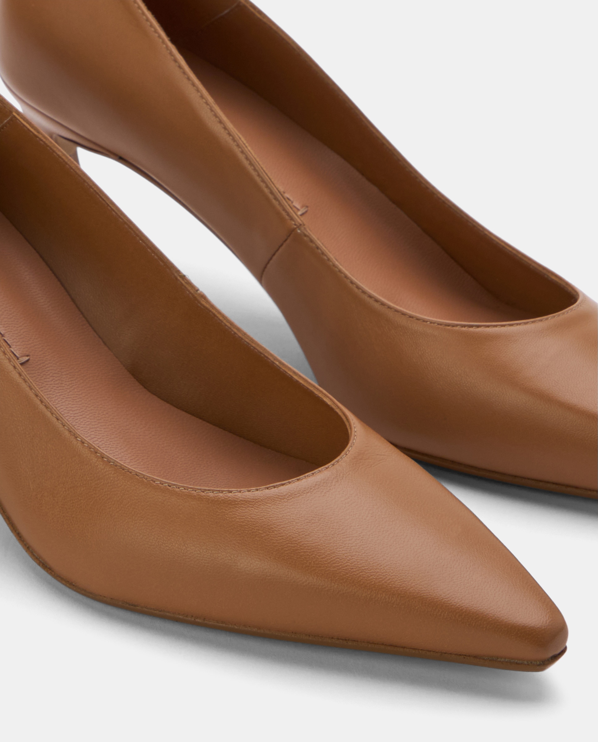 Sapatos de Salto Essenciais 730 Camel-5