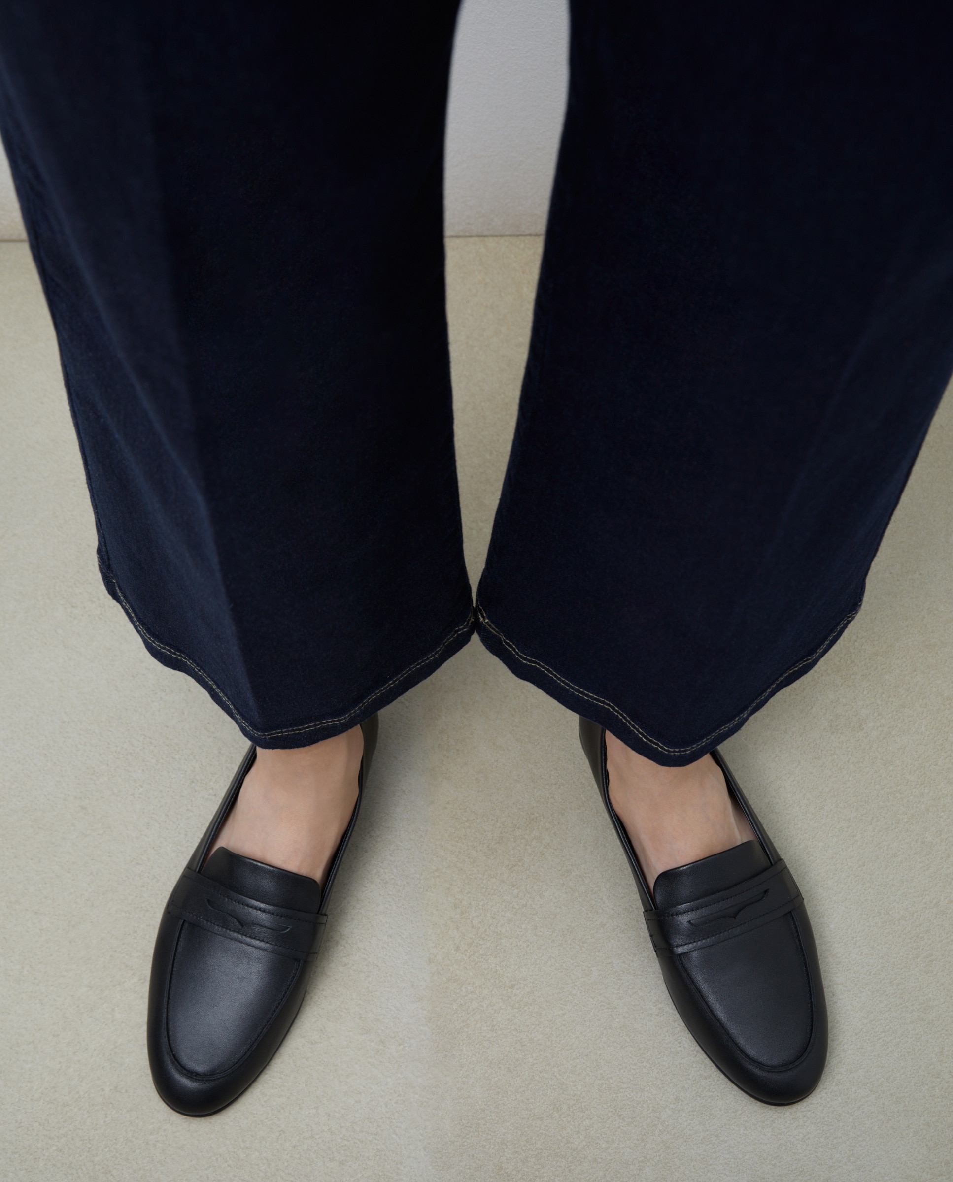 Mocassins Rasos Preto-6