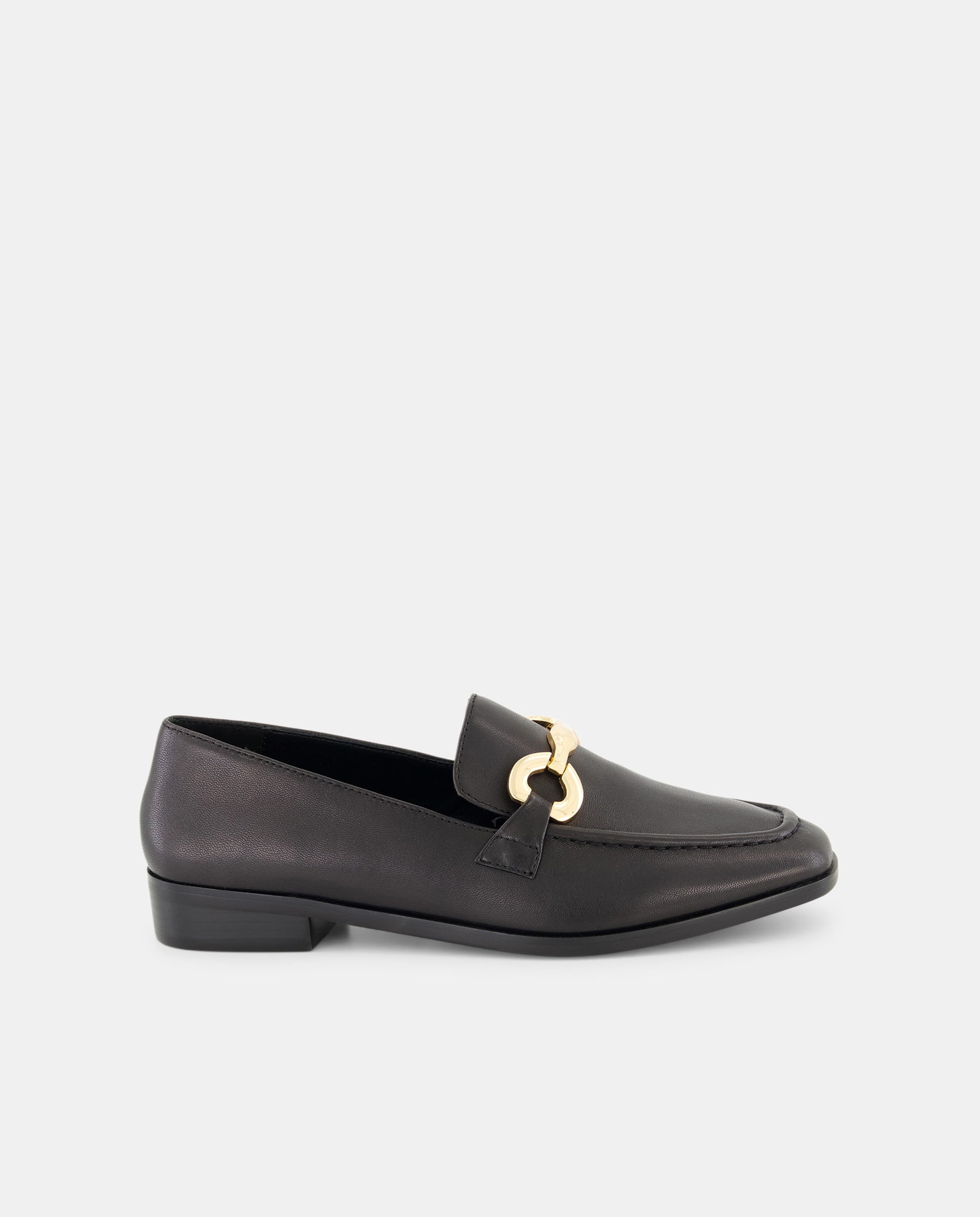 Mocassins Rasos Preto-1