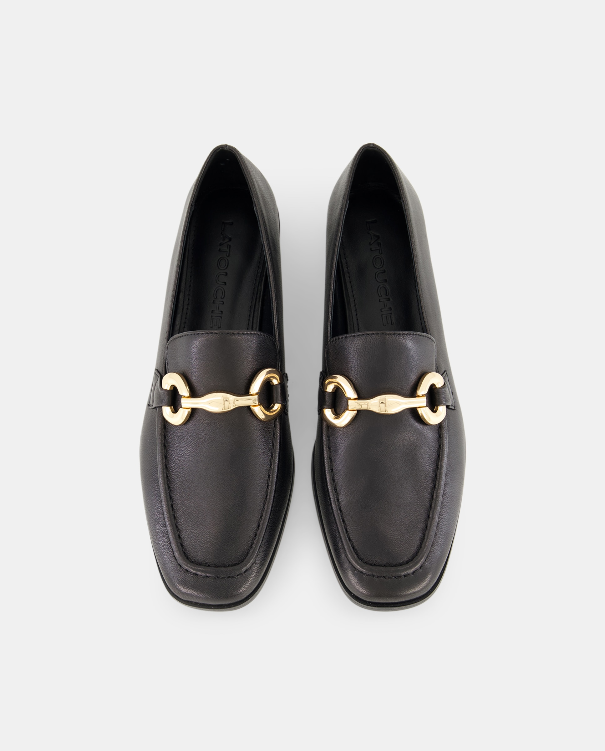 Mocassins Rasos Preto-4