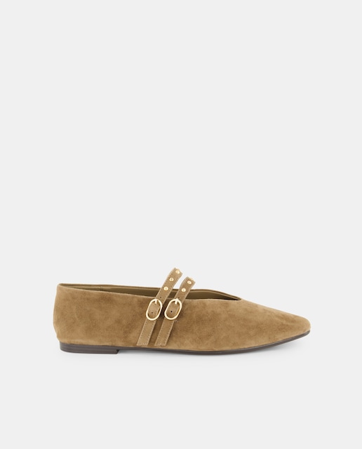 Imagen 0 de Zapatos planos demujer con doble hebilla rock