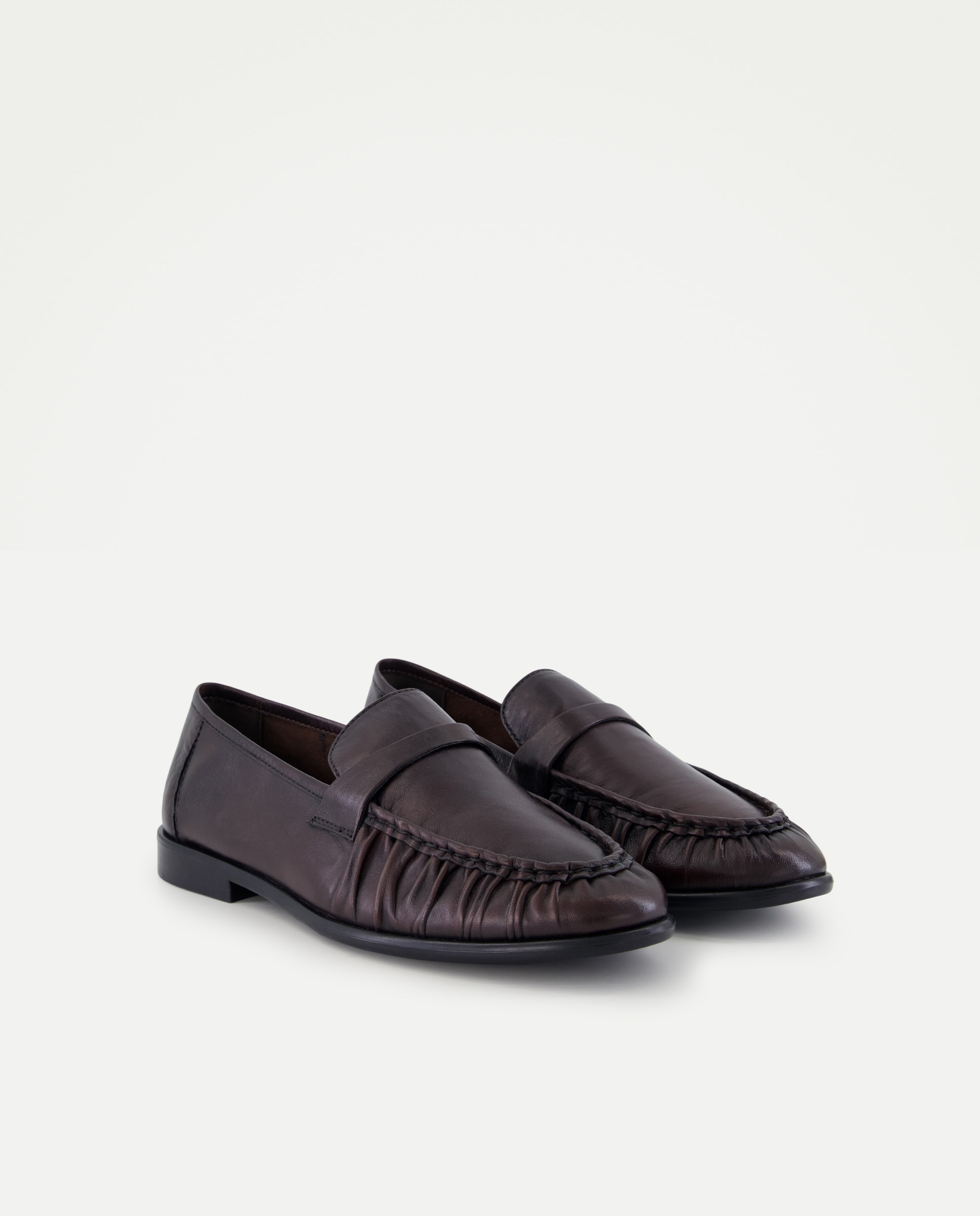 Zapatos tipo mocasín de mujer con antifaz napa - Tintoretto - Marrón Marrón-2