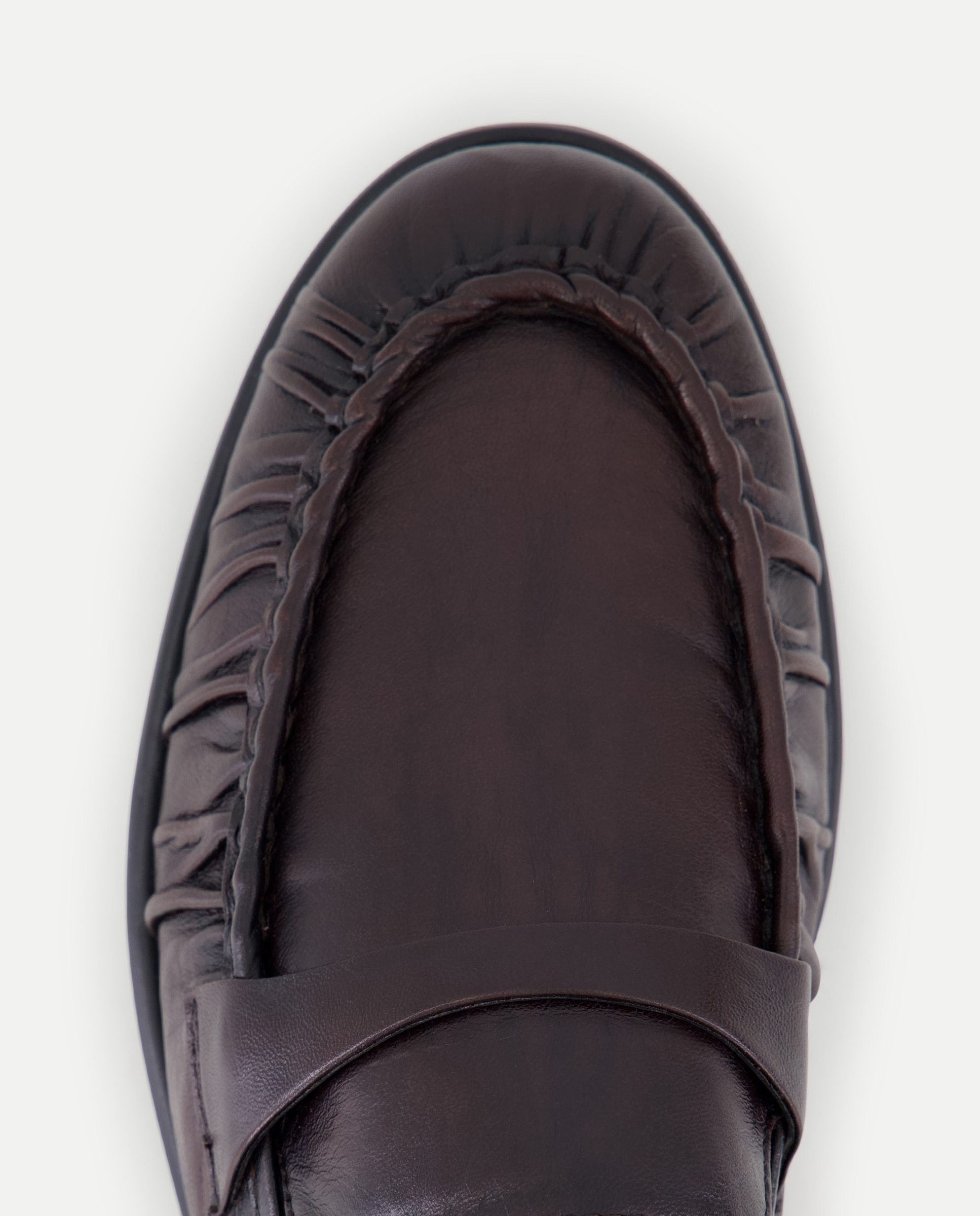 Zapatos tipo mocasín de mujer con antifaz napa - Tintoretto - Marrón Marrón-4
