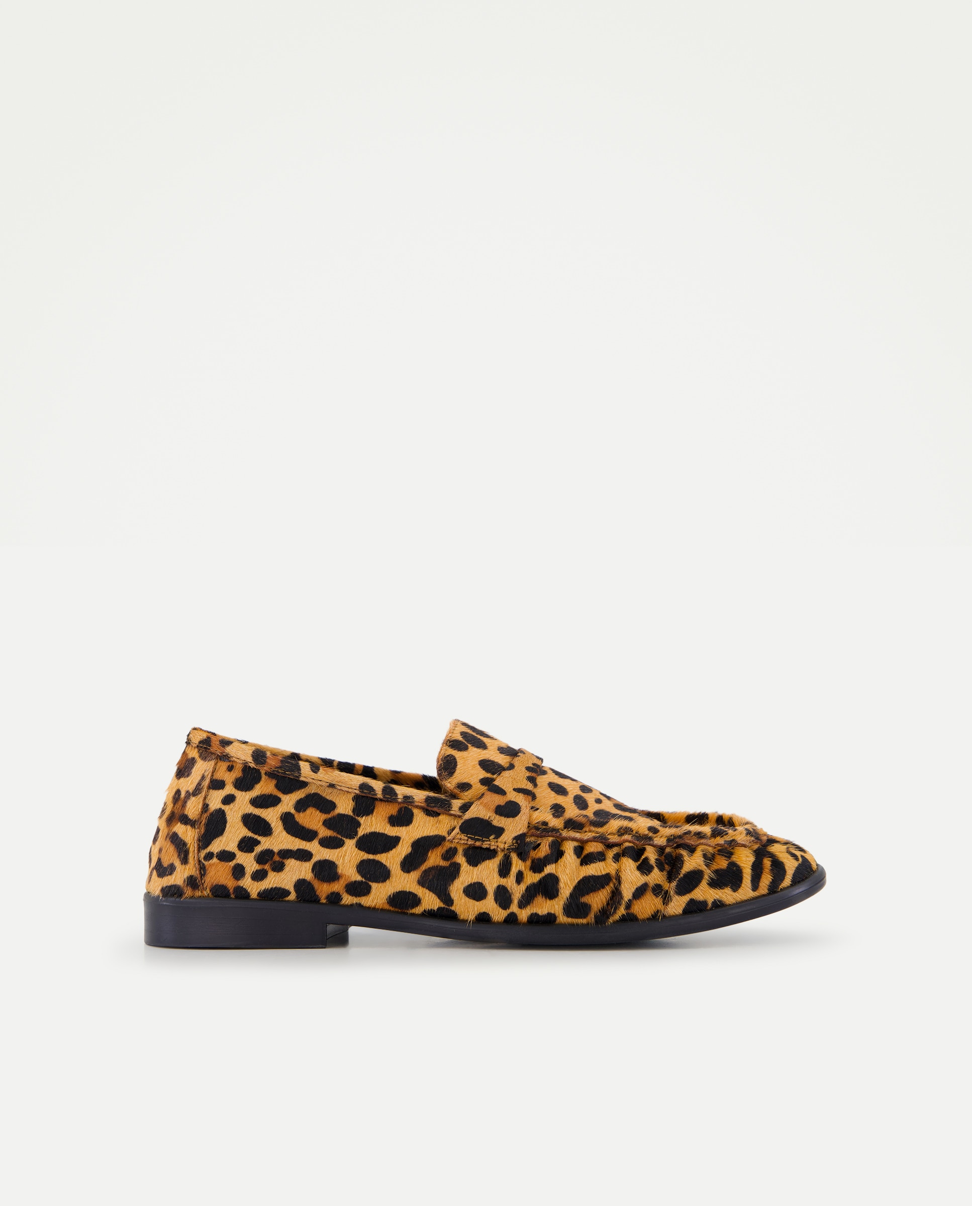 Zapatos tipo mocasín de mujer con antifaz fruncido pelo - Tintoretto - Marrón Marrón-1