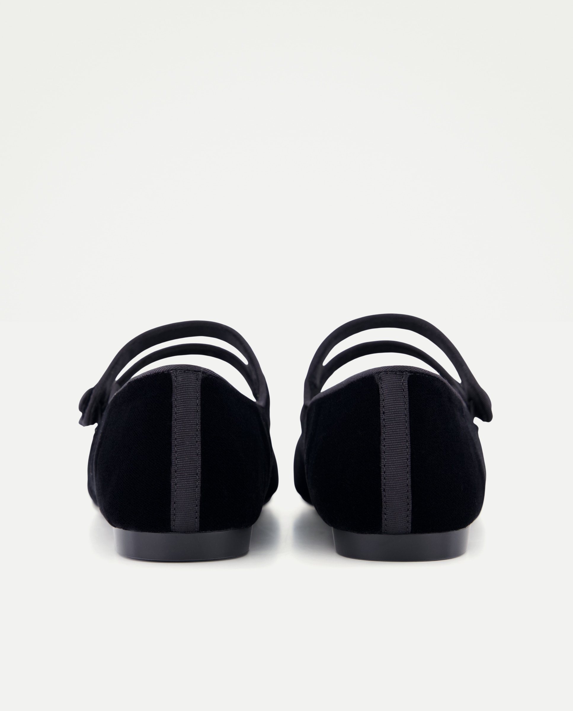 Zapato plano de mujer mercedita doble tira - Tintoretto - Negro Negro-3
