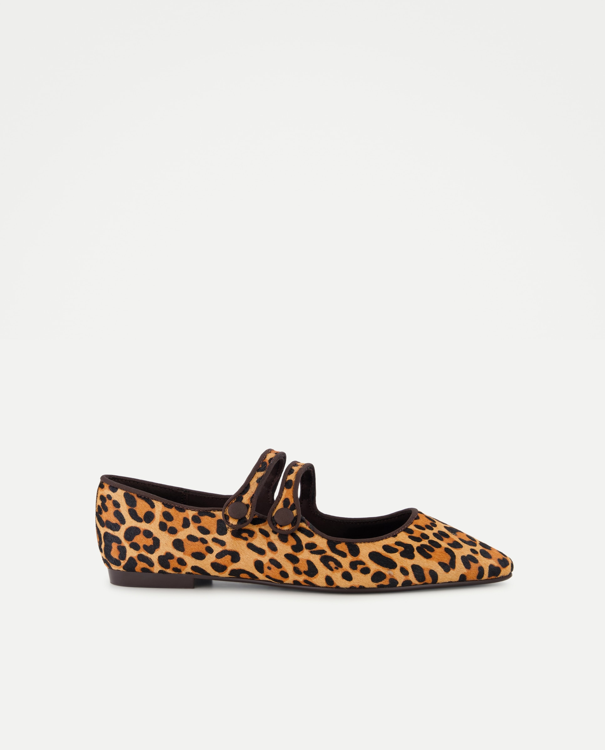 Zapato plano de mujer mercedita doble tira - Tintoretto - 400 Azul Marrón-1