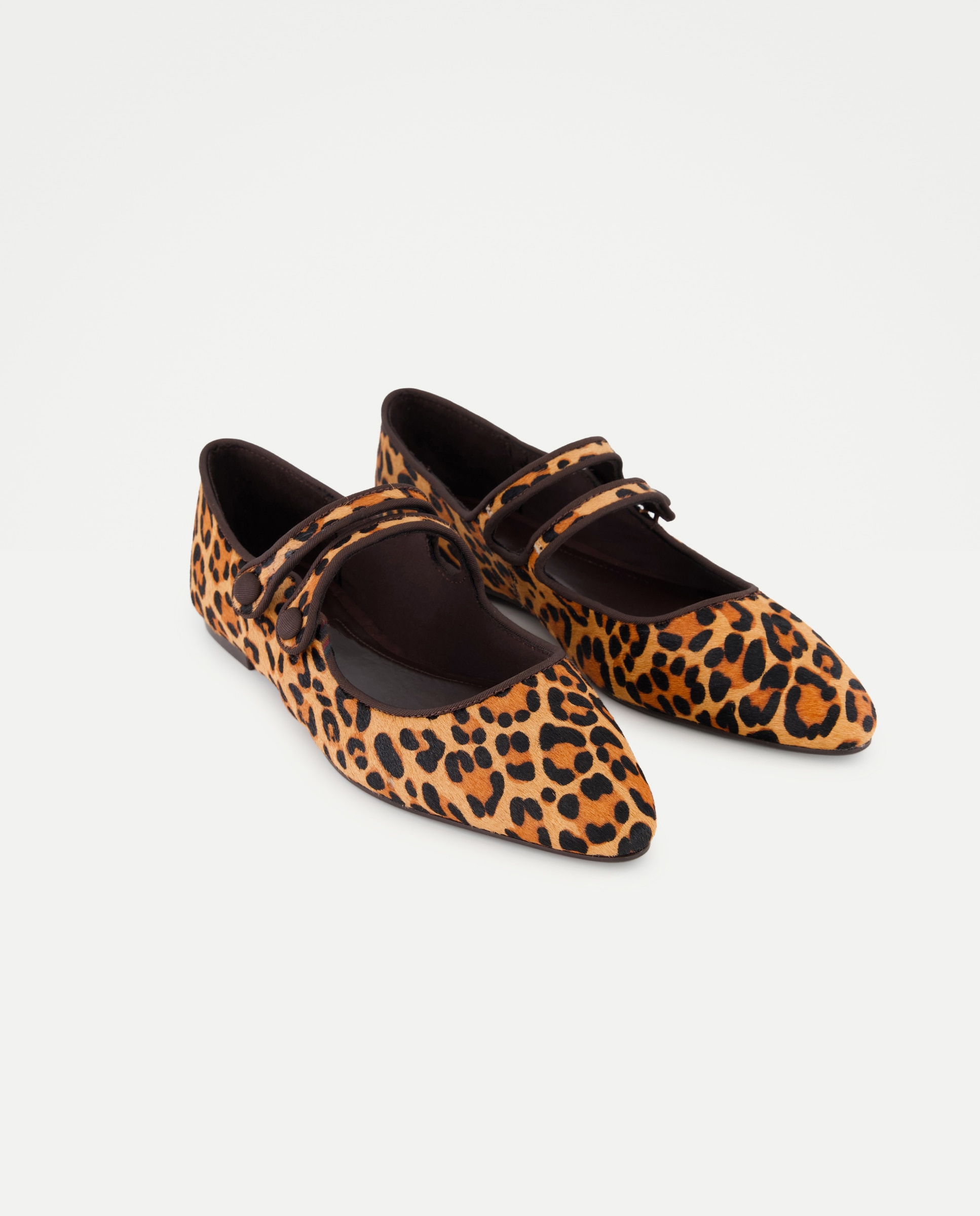 Zapato plano de mujer mercedita doble tira - Tintoretto - 400 Azul Marrón-2