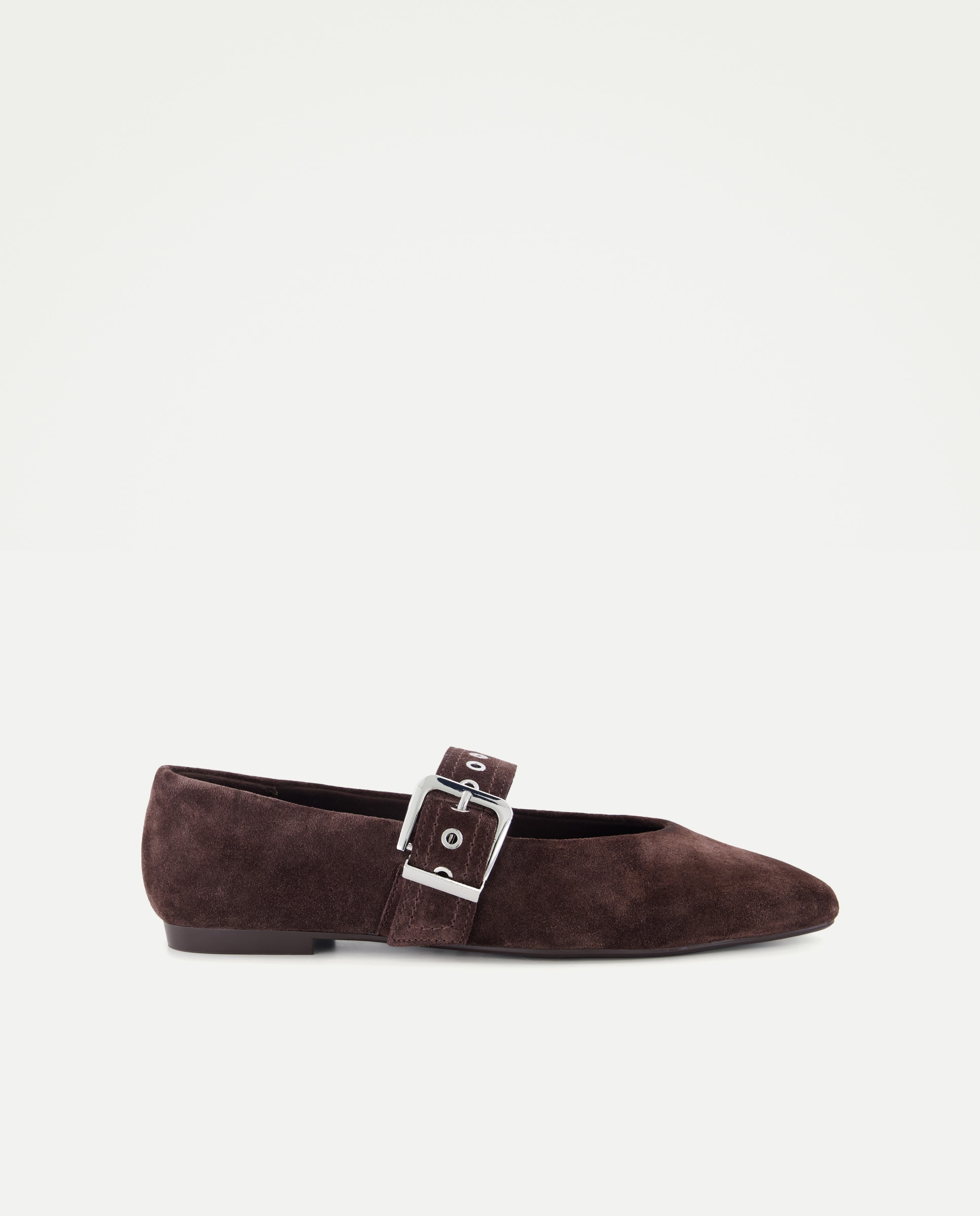Zapato de mujer planomercedita herraje - Tintoretto - Marrón Marrón-1