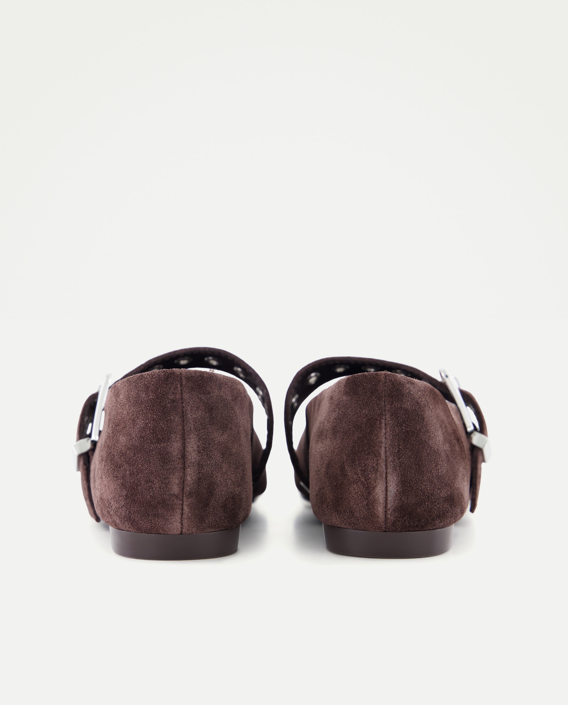 Zapato de mujer planomercedita herraje - Tintoretto - Marrón Marrón-3