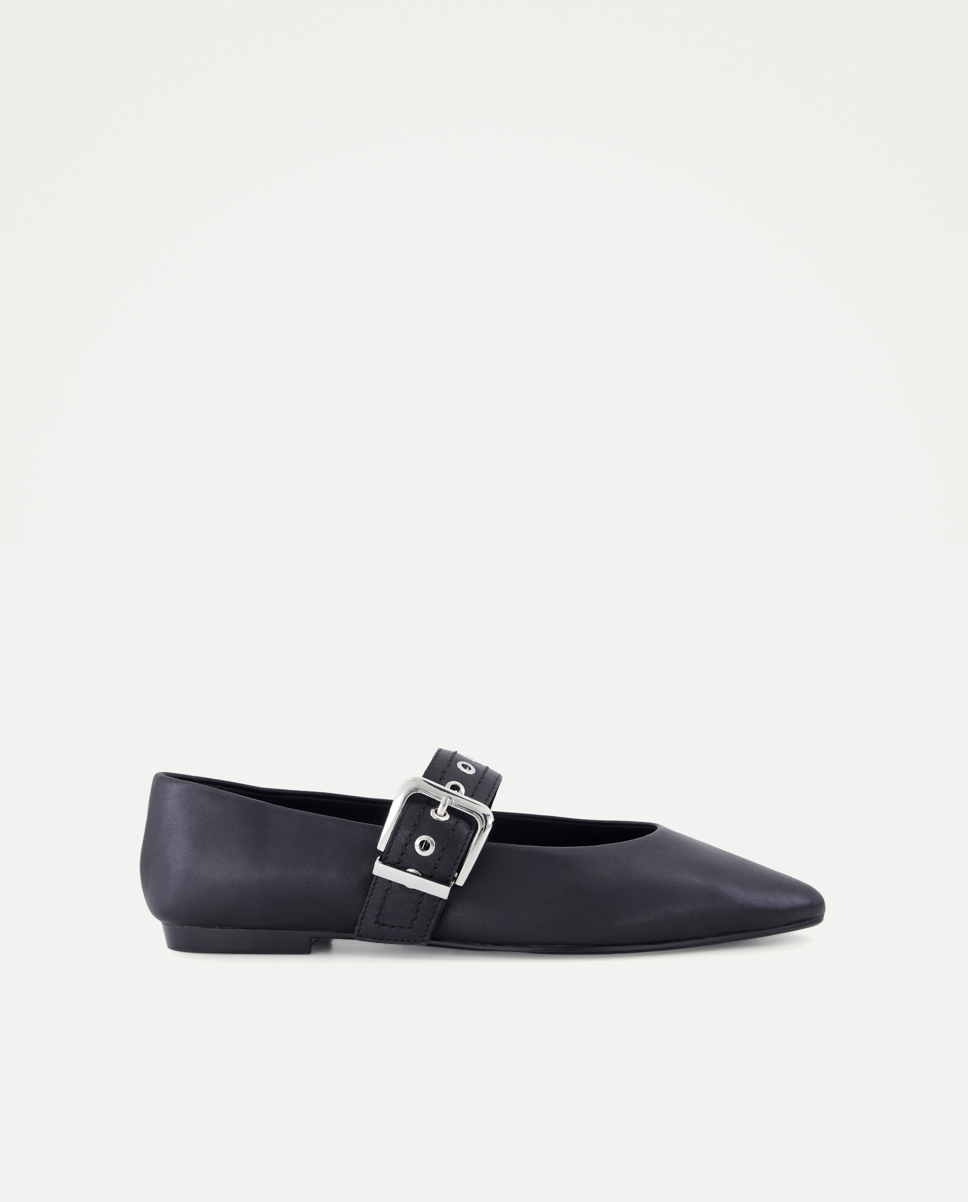Imagem 0 de Sapatos de Presilha Rasos com Ferragem