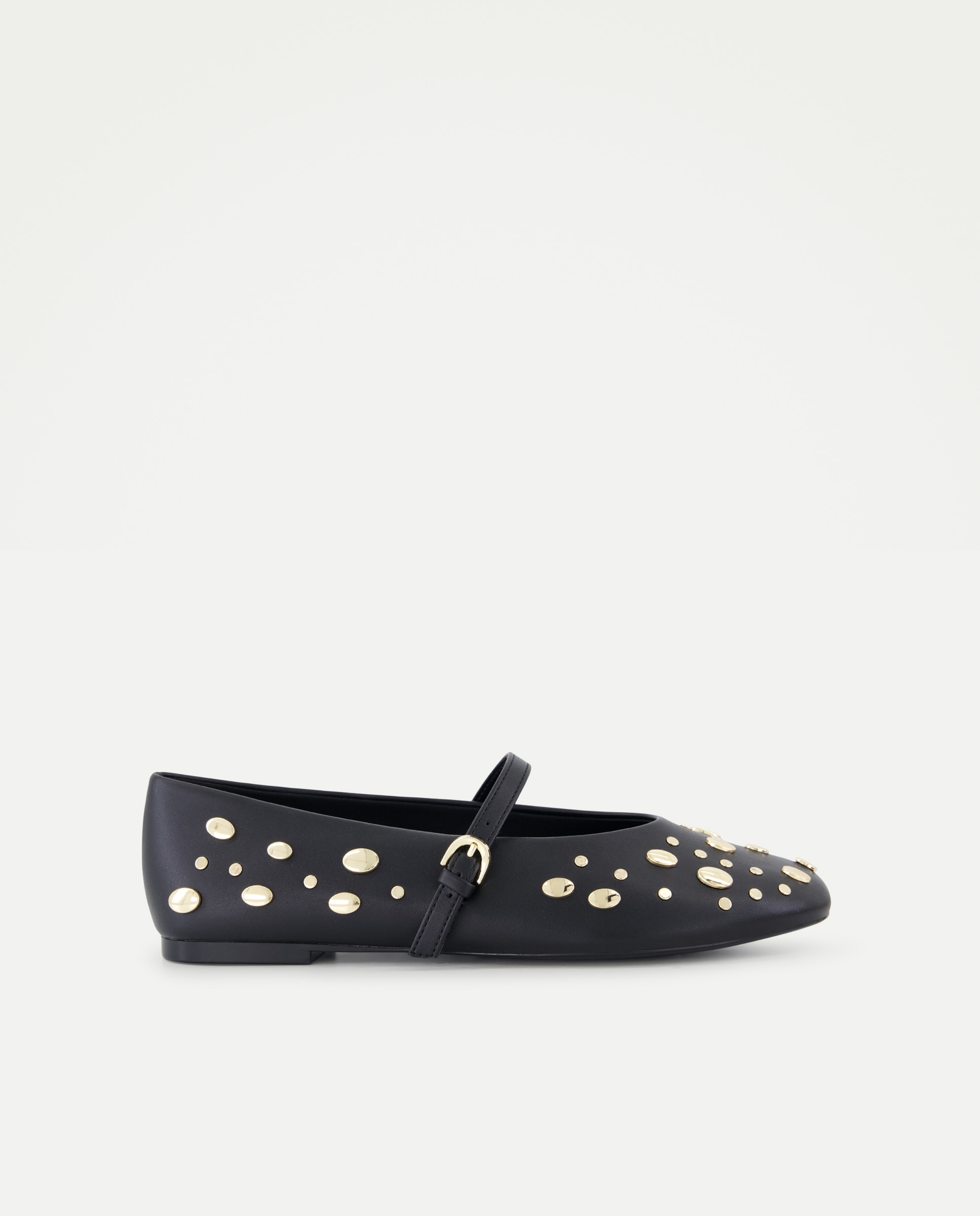 Imagen 1 de Zapato de mujer plano mercedita tachas - Tintoretto - Negro Negro