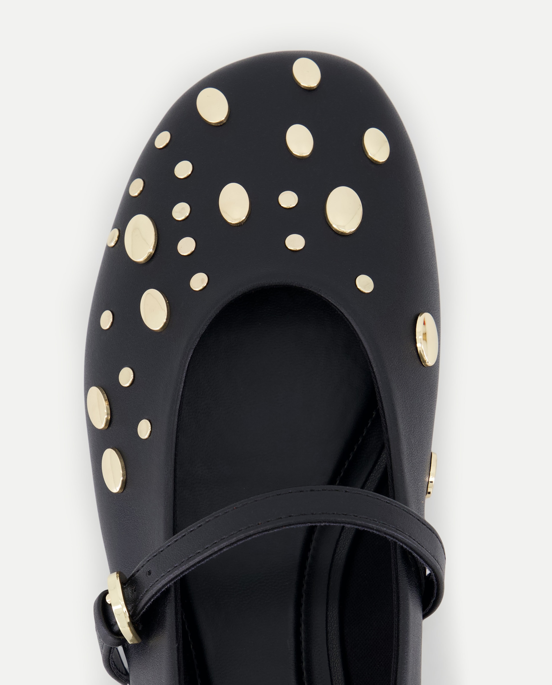 Imagen 4 de Zapato de mujer plano mercedita tachas - Tintoretto - Negro Negro
