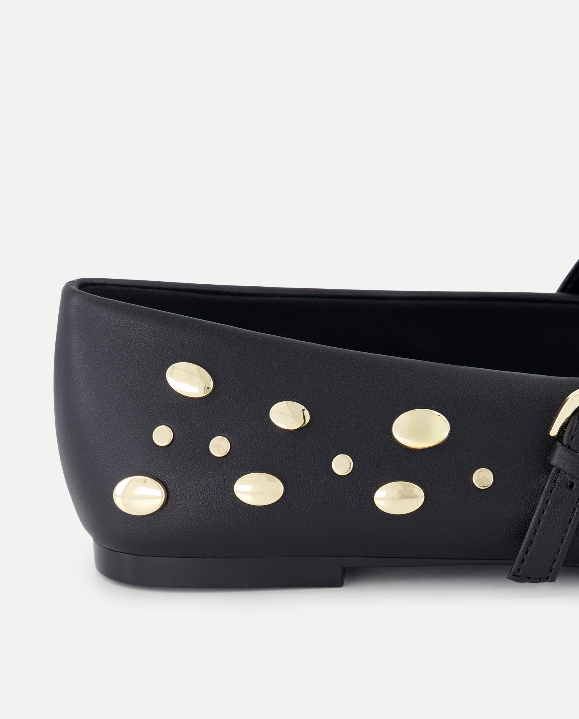 Imagen 5 de Zapato de mujer plano mercedita tachas - Tintoretto - Negro Negro