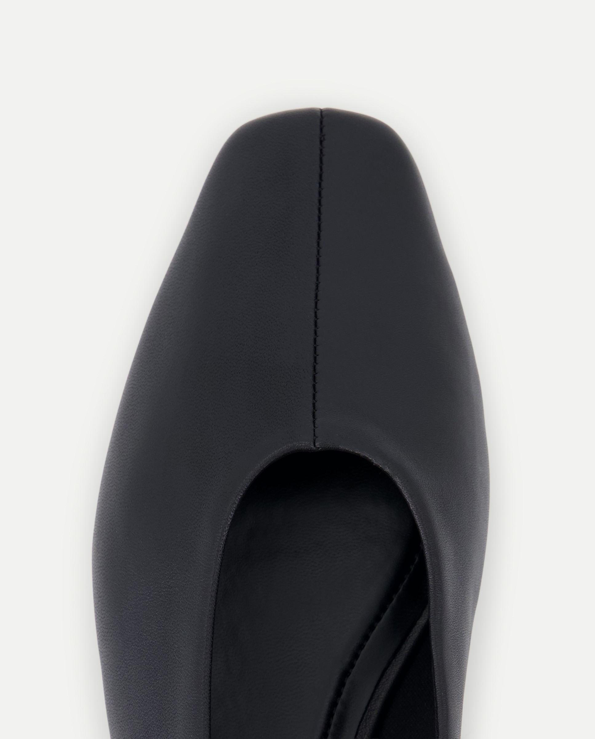 Zapato de mujer plano bailarina hueco alto - Tintoretto - Negro Negro-4