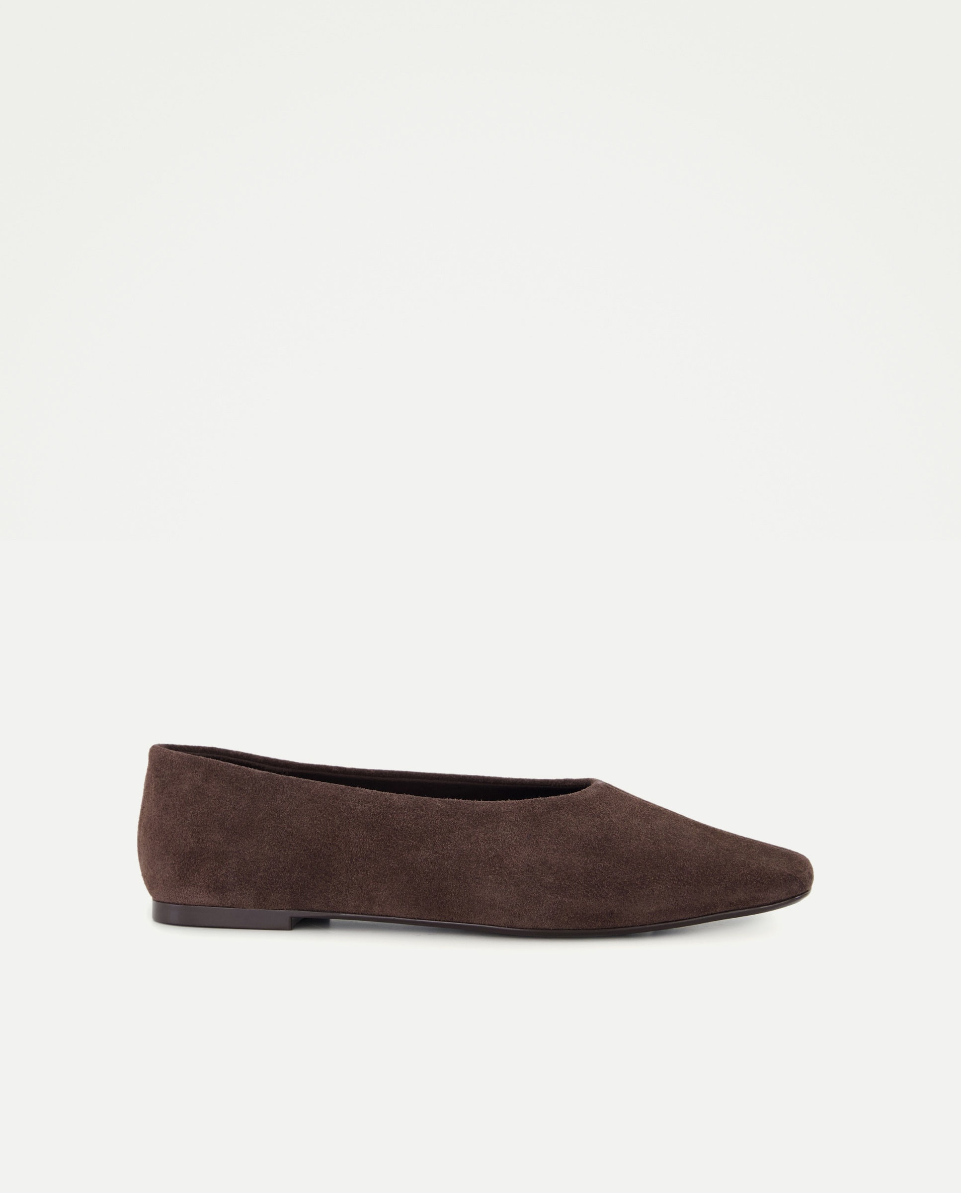 Imagem 0 de Sapatos Rasos Tipo Sabrinas com Salto Oco Alto