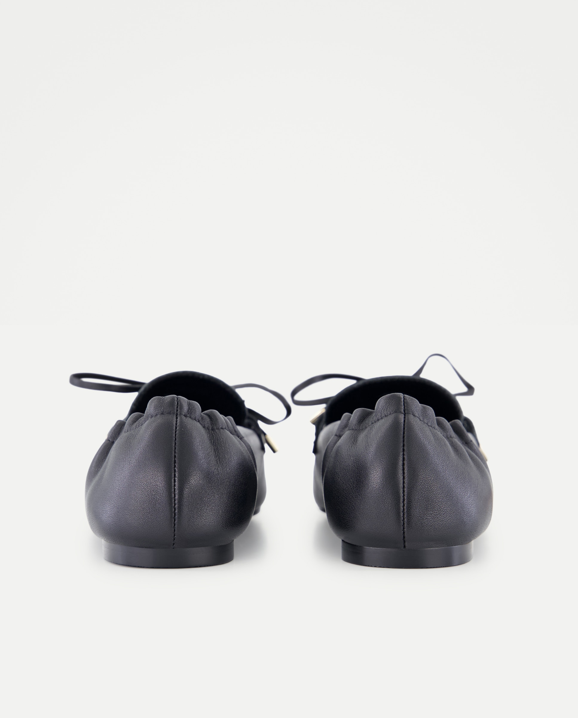 Zapato de mujer plano mocasín cordón - Tintoretto - Negro Negro-3