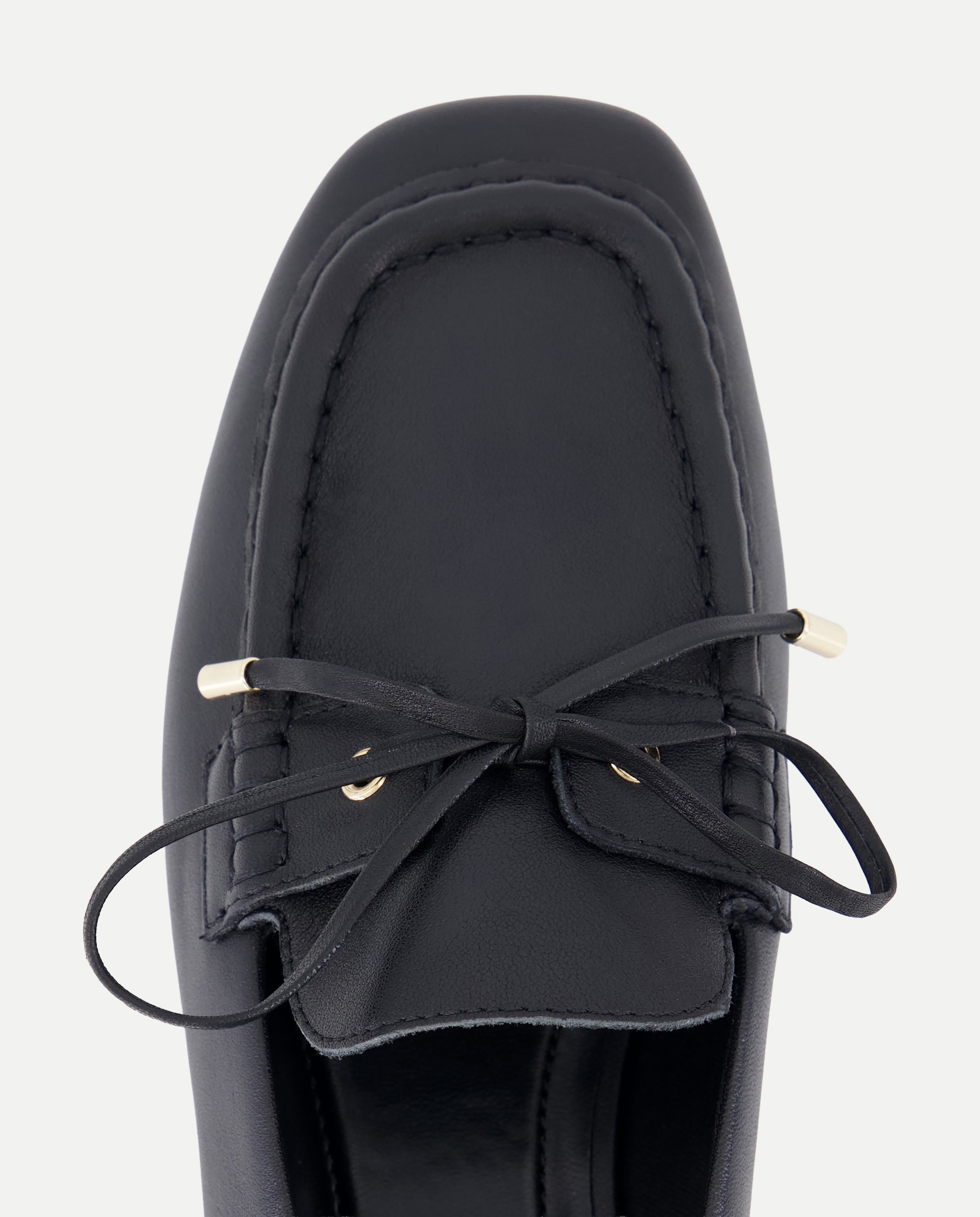 Zapato de mujer plano mocasín cordón - Tintoretto - Negro Negro-4