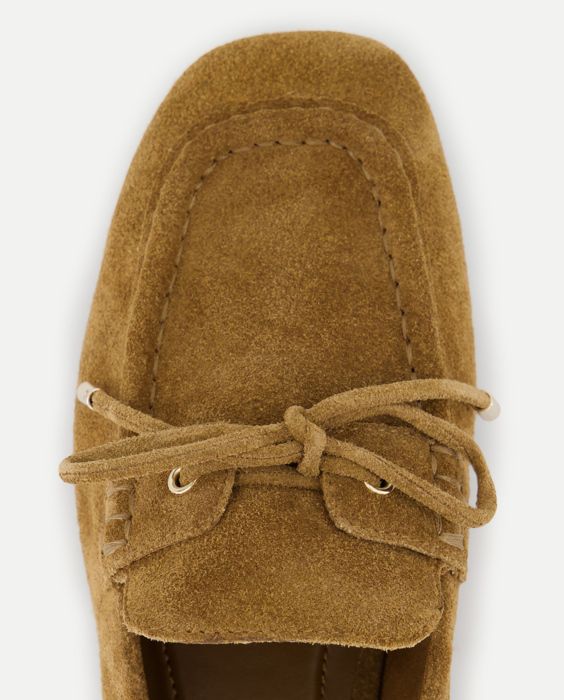 Sapatos Rasos Tipo Mocassins com Atacadores 730 Camel-4