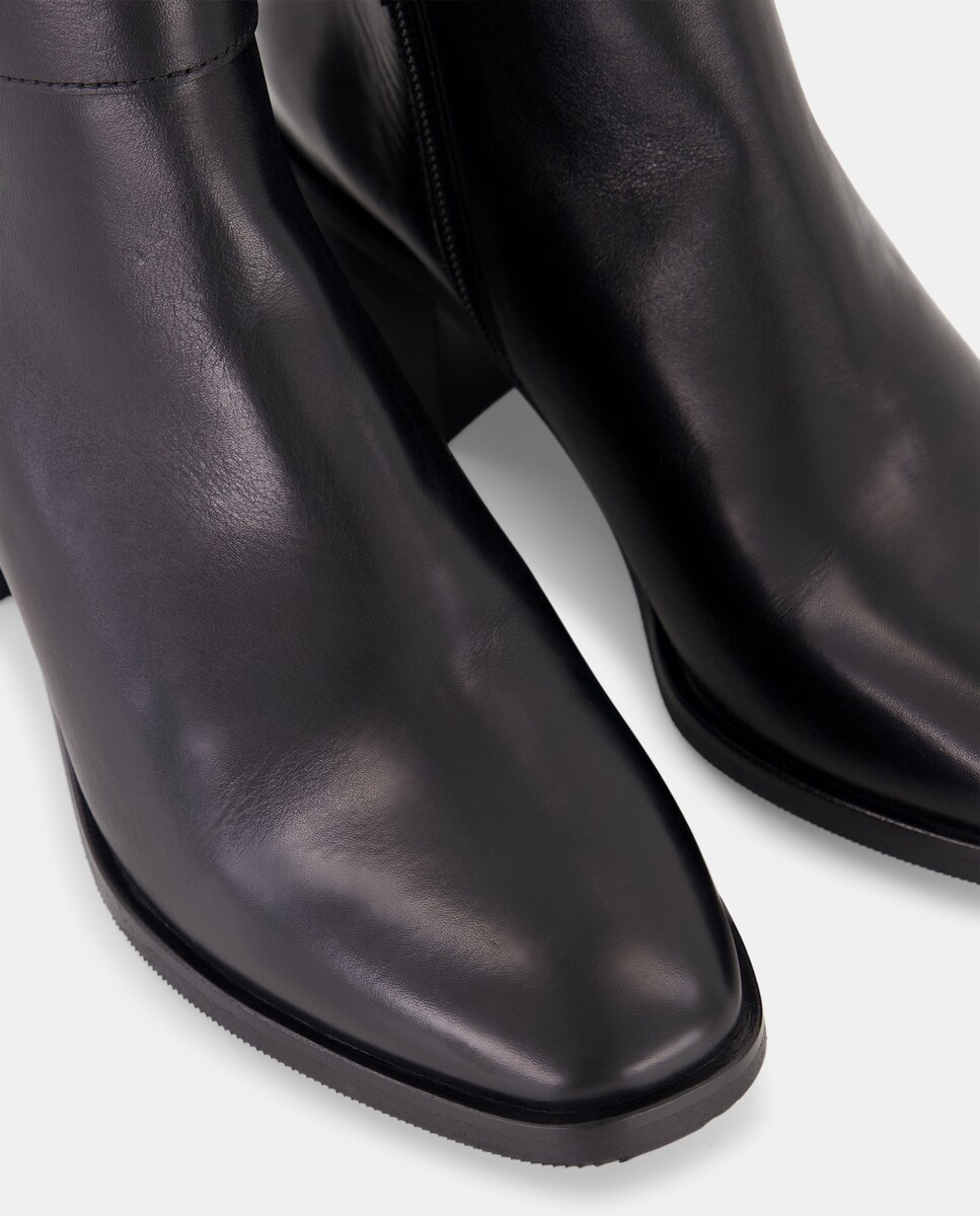 Botins de tacão Preto-5