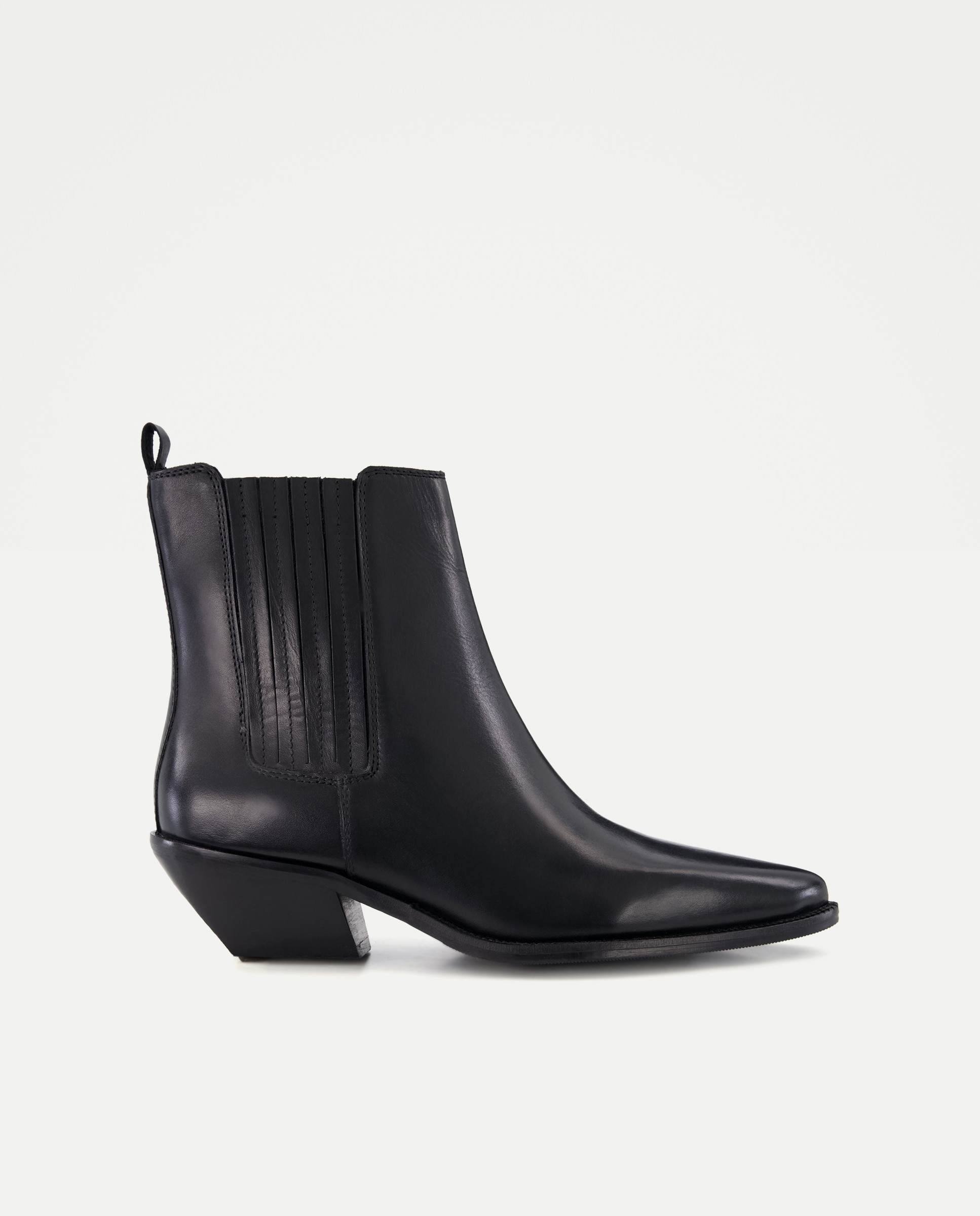 Botines de mujer con tacón estilo cowboy - Tintoretto - Negro Negro-1
