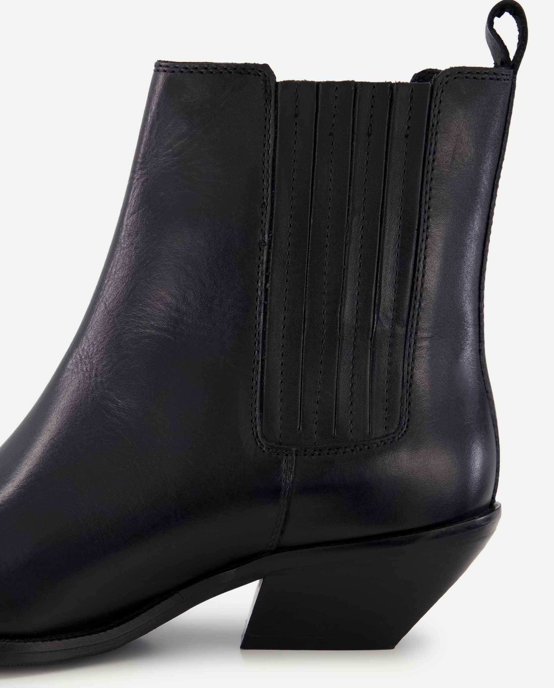 Botines de mujer con tacón estilo cowboy - Tintoretto - Negro Negro-5