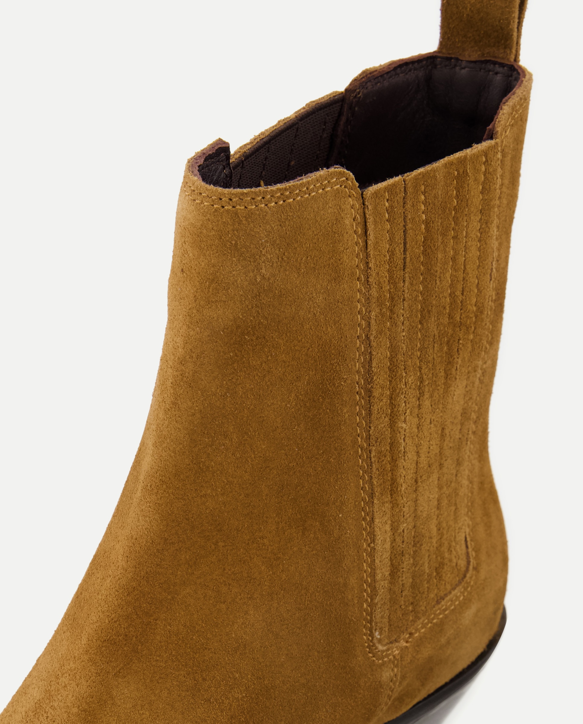 Botins com Salto Estilo Cowboy 730 Camel-5