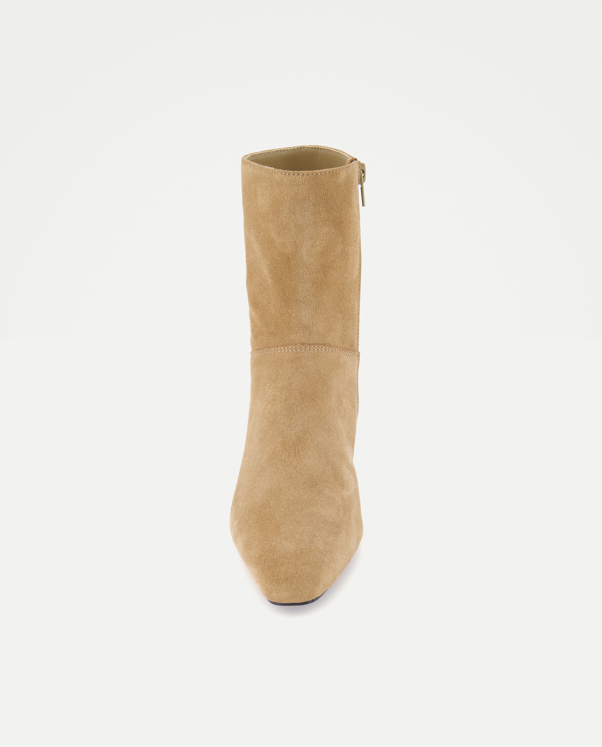 Botins com Salto e Croute Vison Claro-4